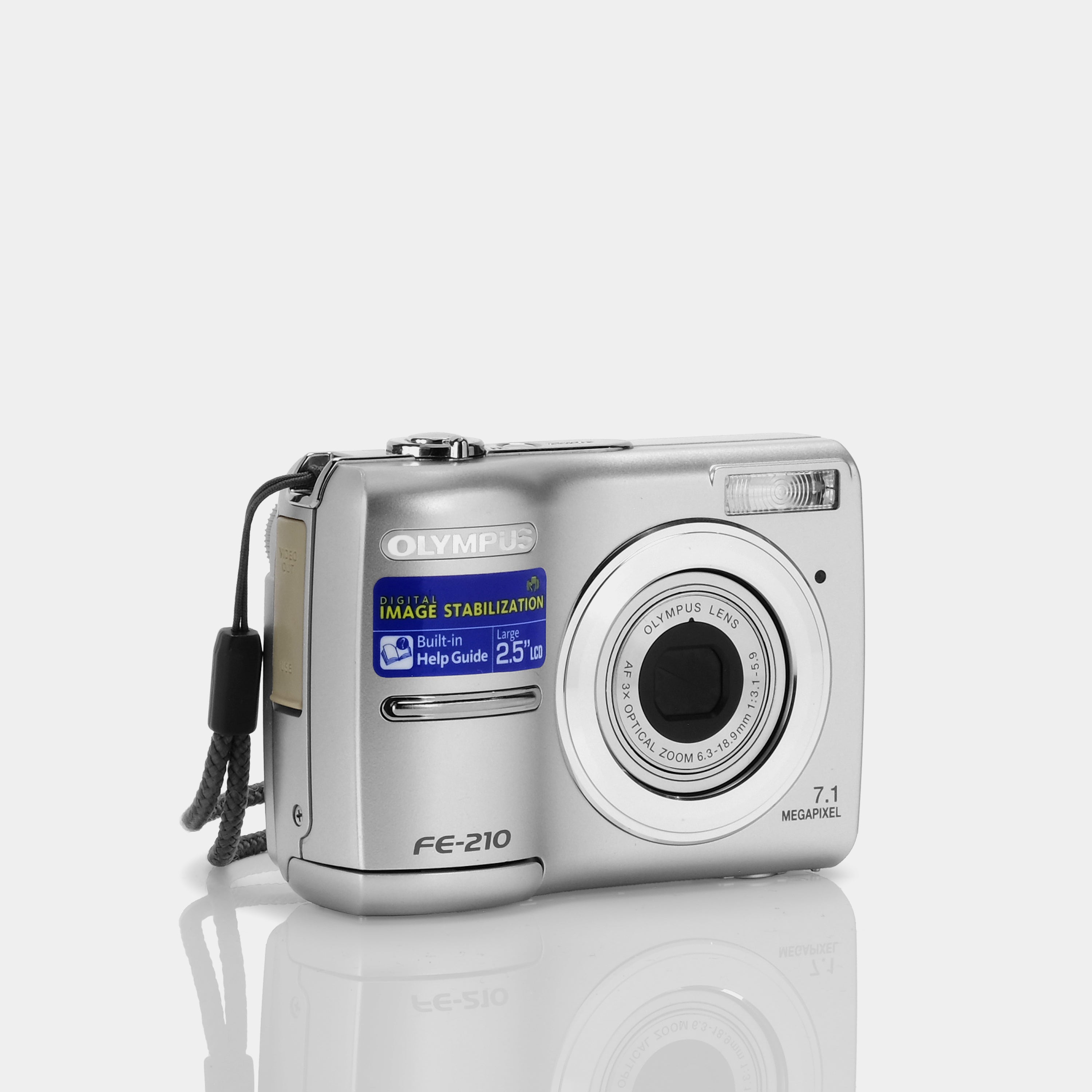Olympus FE-210 Silver Point and Shoot Digital Camera