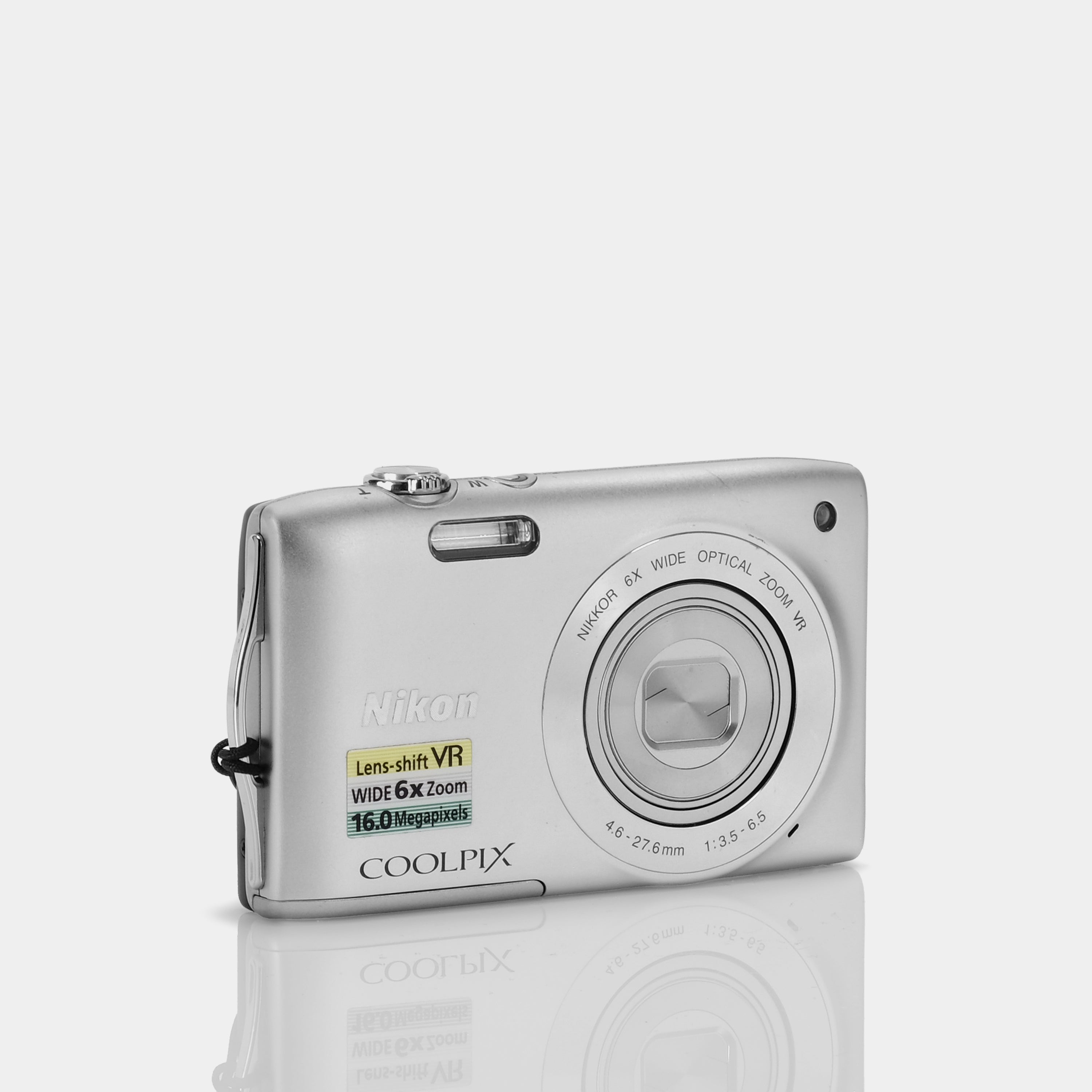 Nikon Coolpix S3300 Silver Point and Shoot Digital Camera