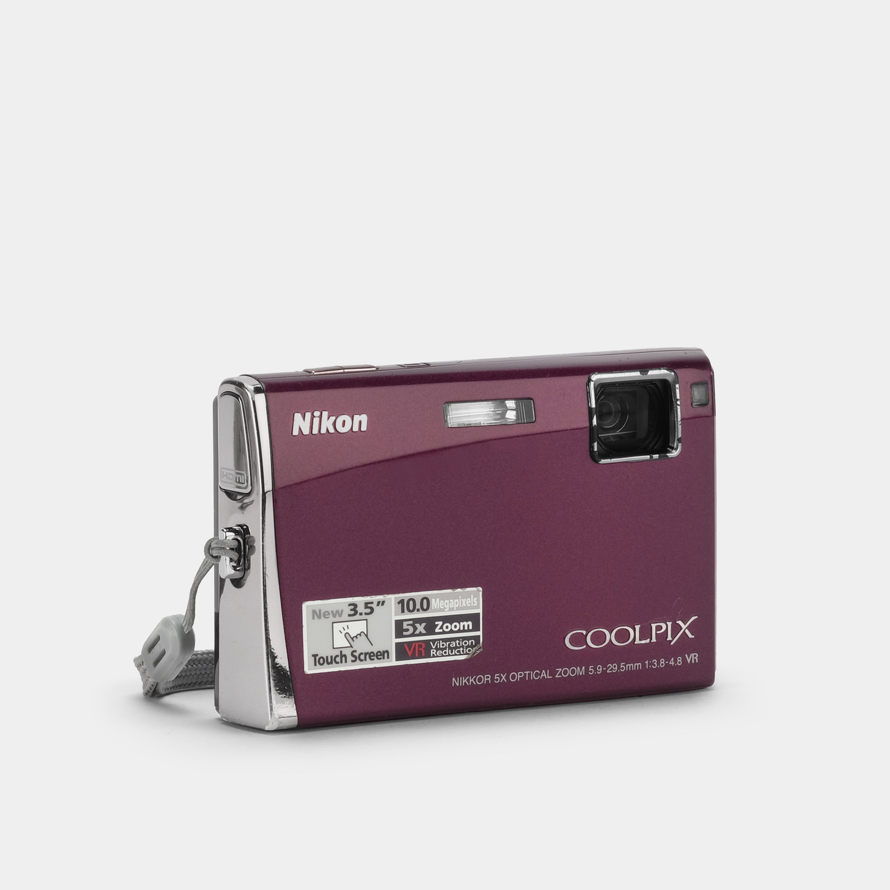 Nikon Coolpix S60 Digital Point and Shoot Camera