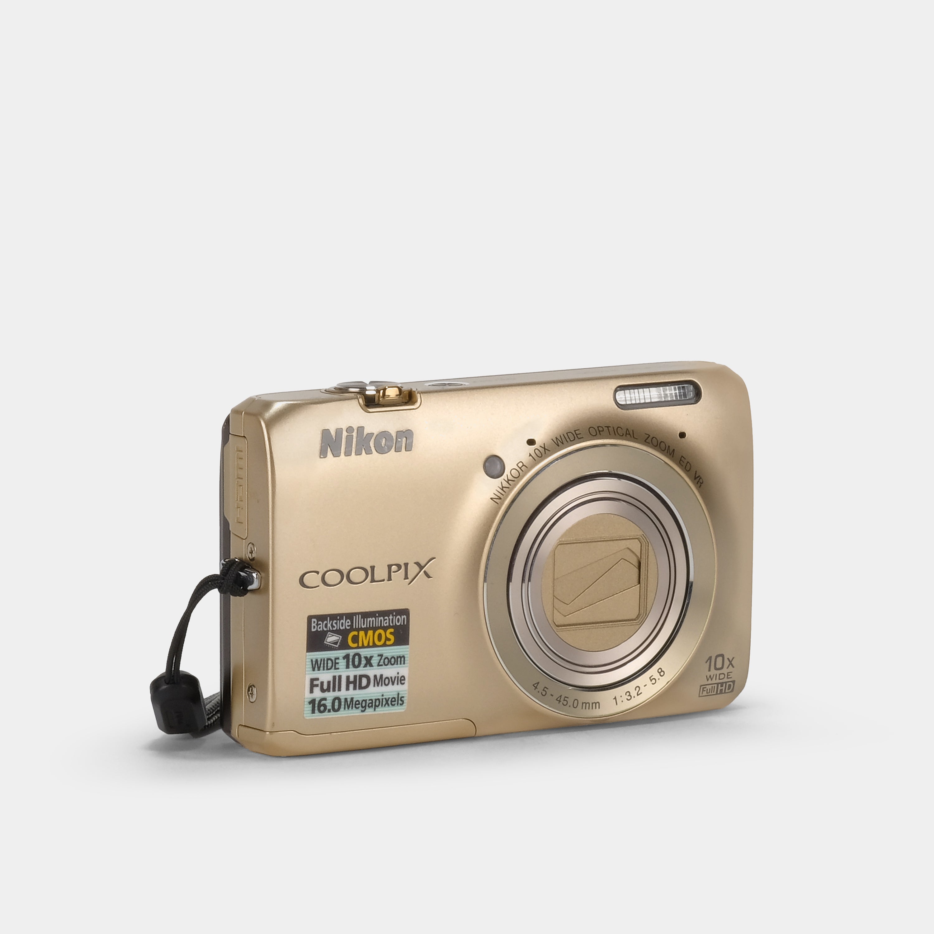 Nikon Coolpix S6300 Gold Point and Shoot Digital Camera