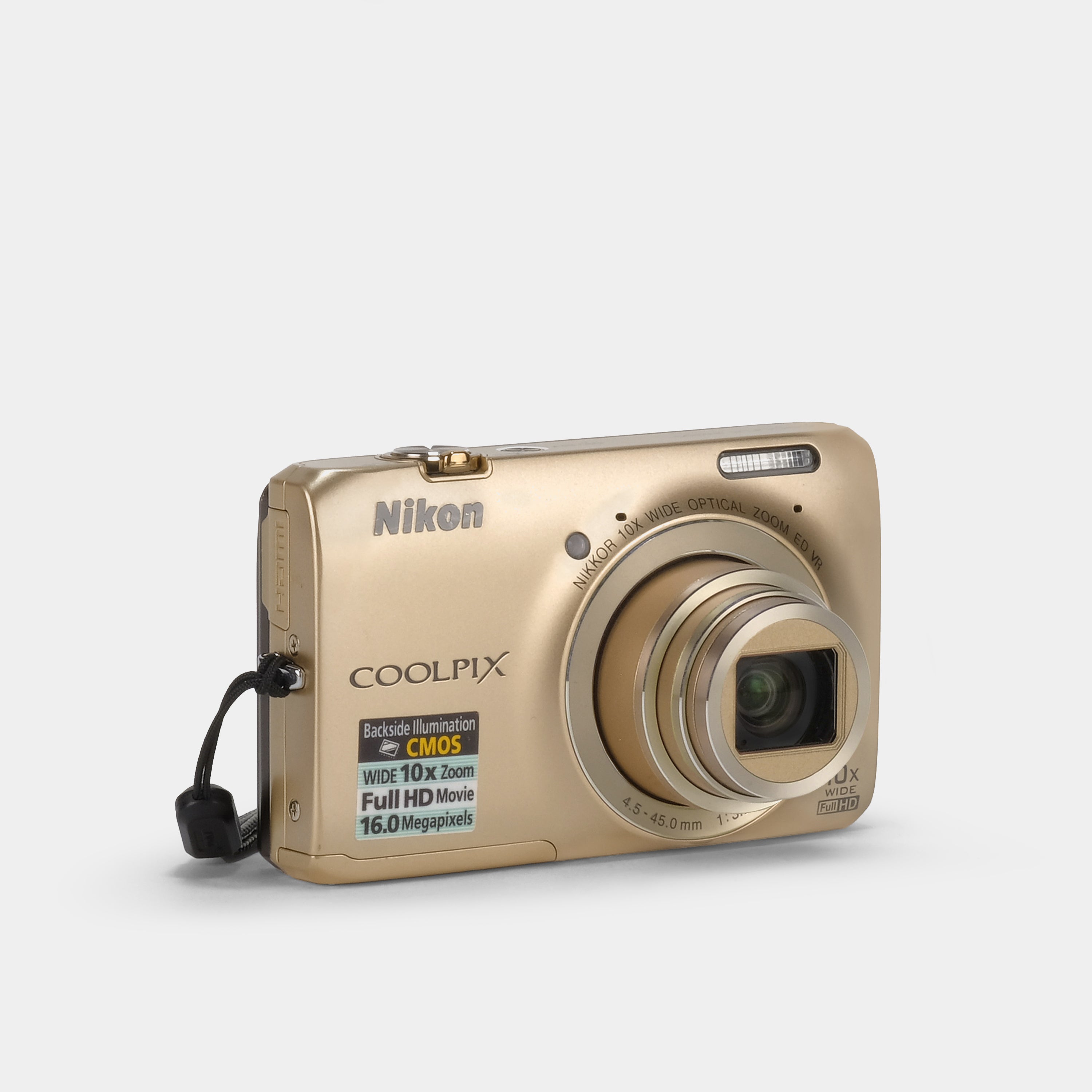 Nikon Coolpix S6300 Gold Point and Shoot Digital Camera