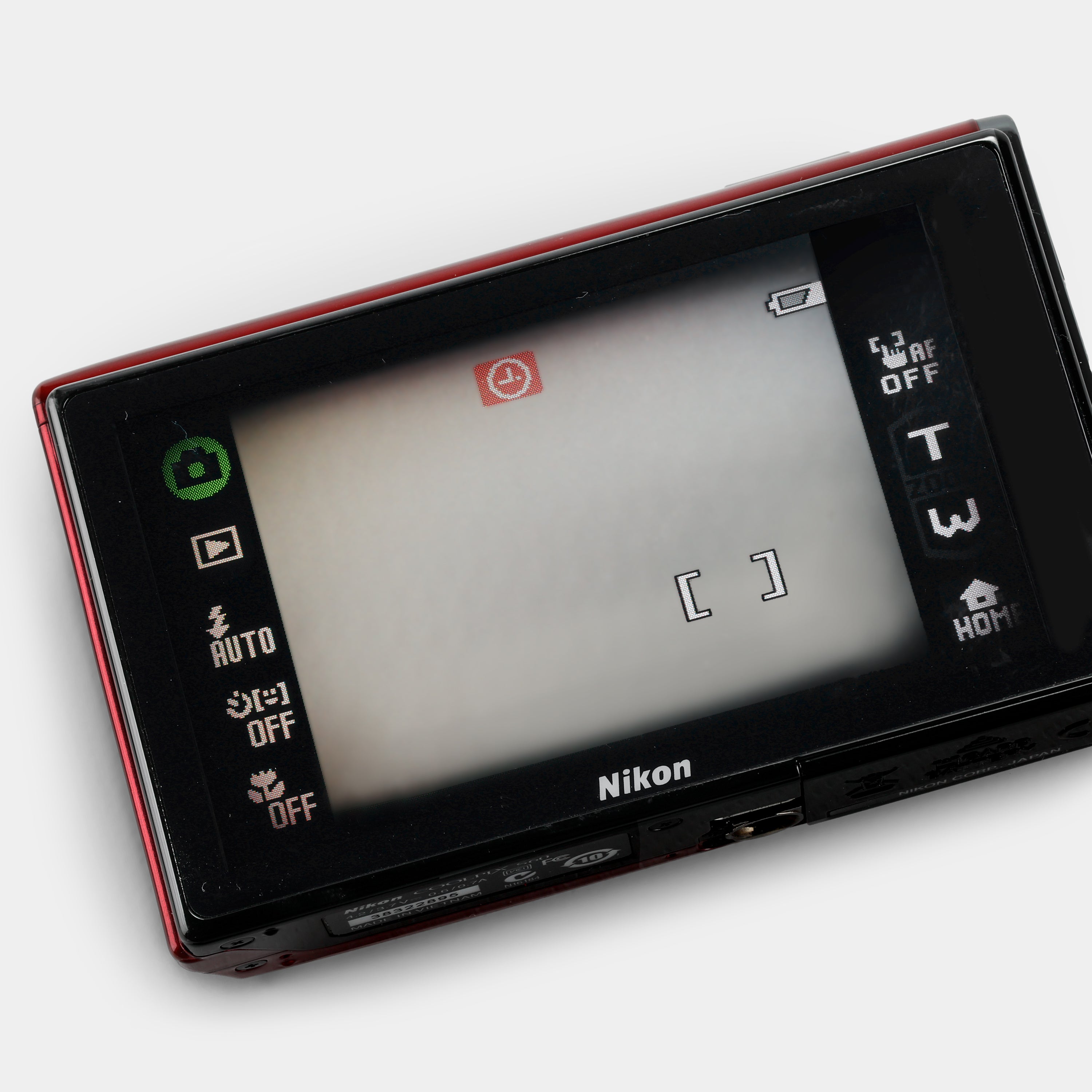 Nikon Coolpix S60 Red Point and Shoot Digital Camera