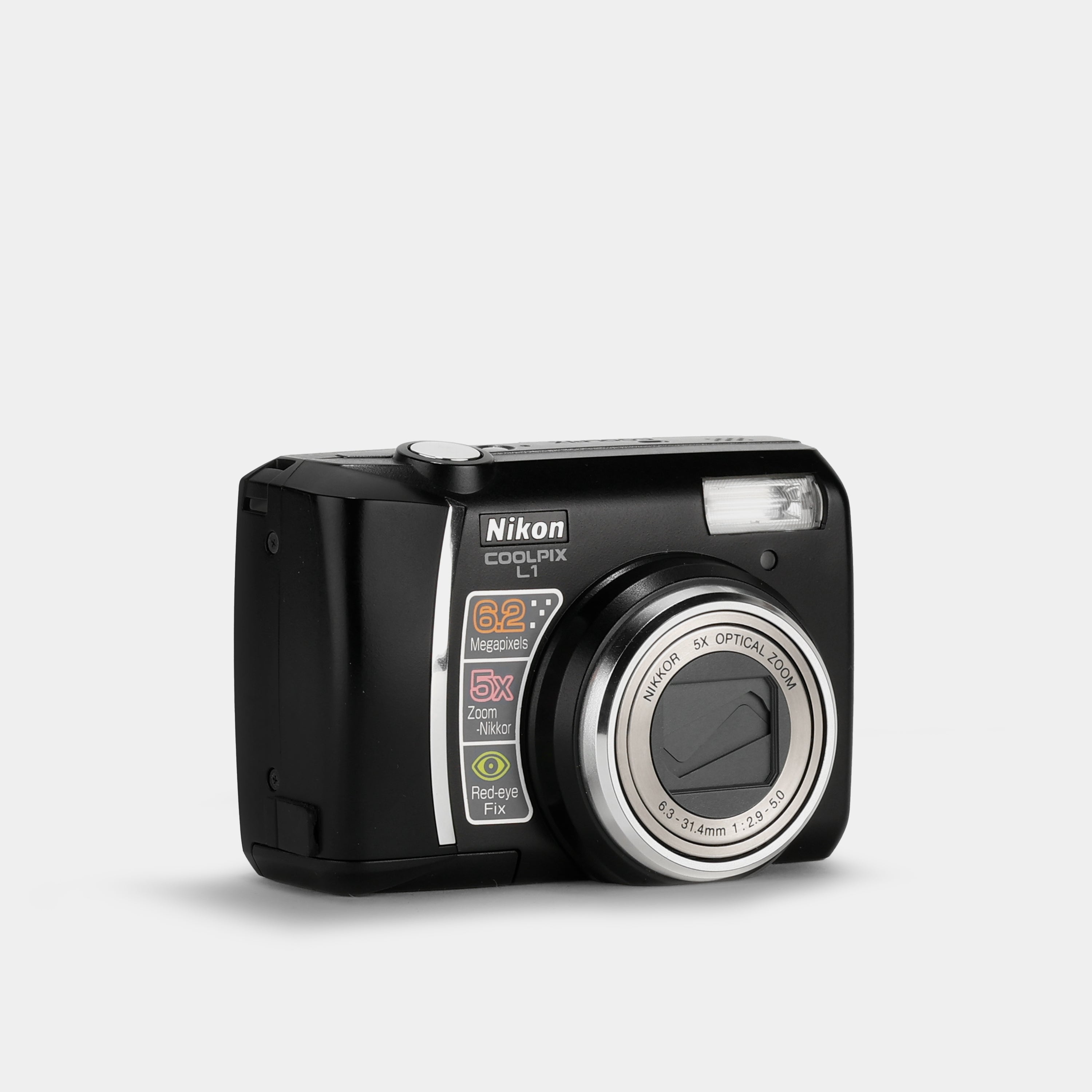 Nikon Coolpix L1 Black Point and Shoot Digital Camera