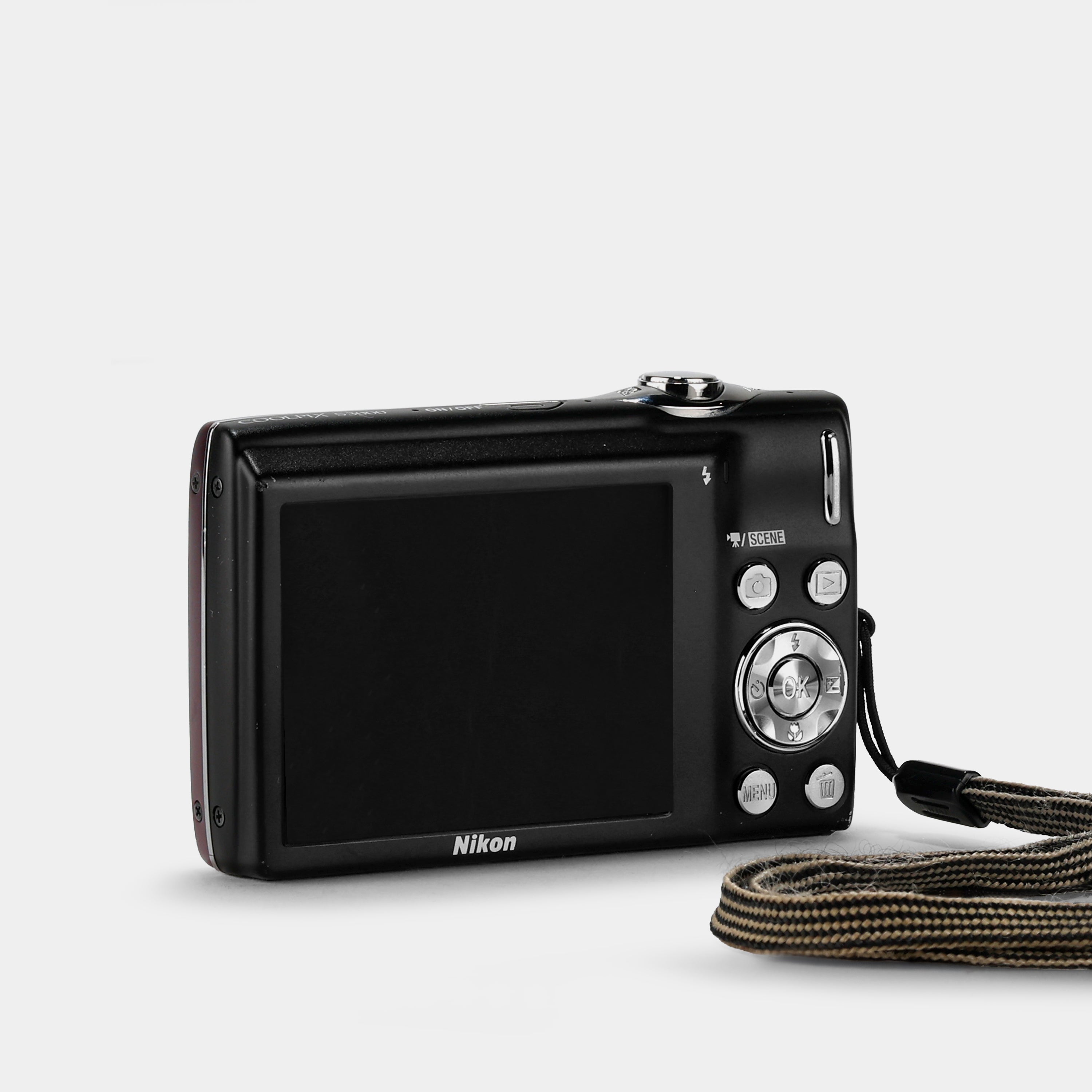 Nikon Coolpix S3000 Maroon Point and Shoot Digital Camera