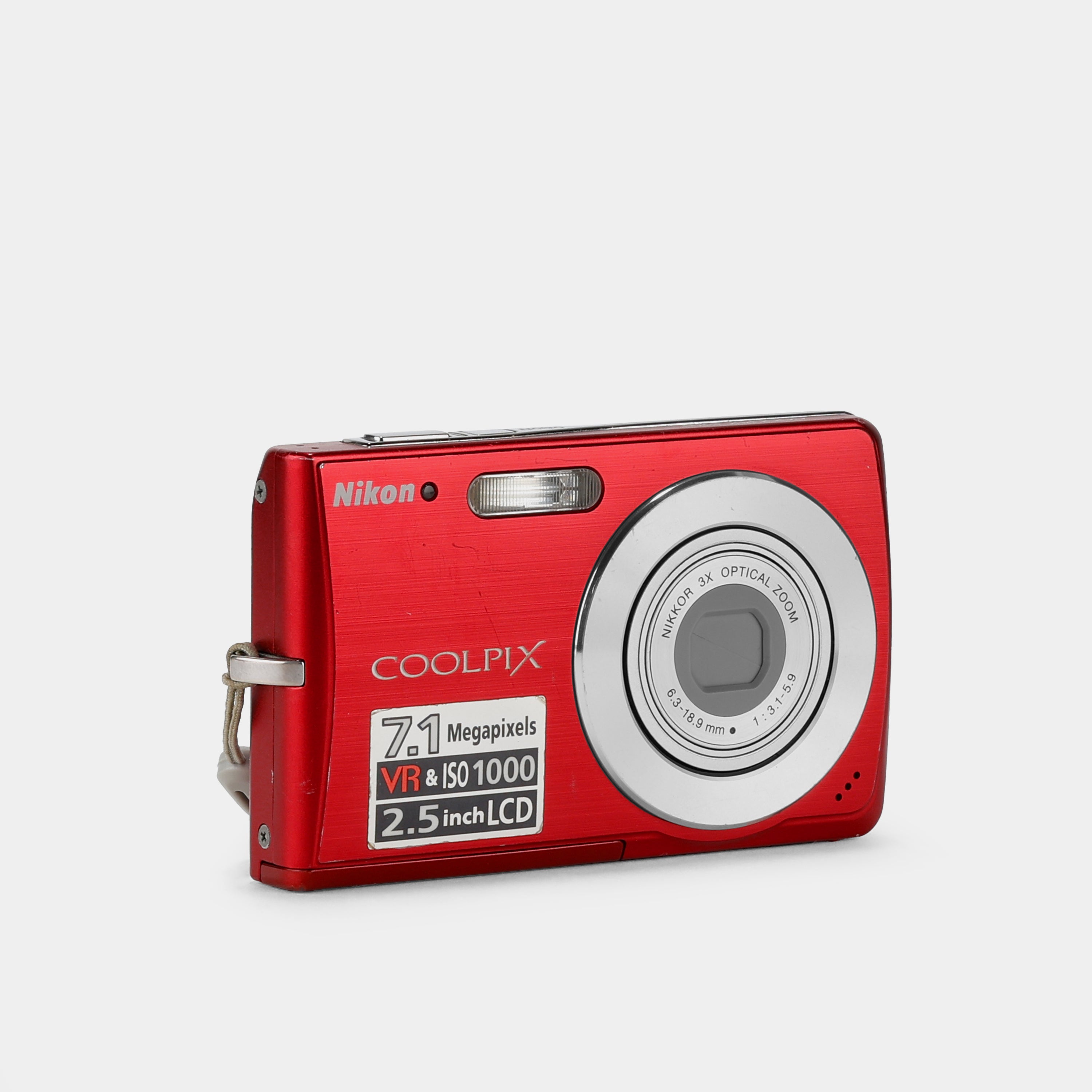 Nikon Coolpix S200 Red Point and Shoot Digital Camera