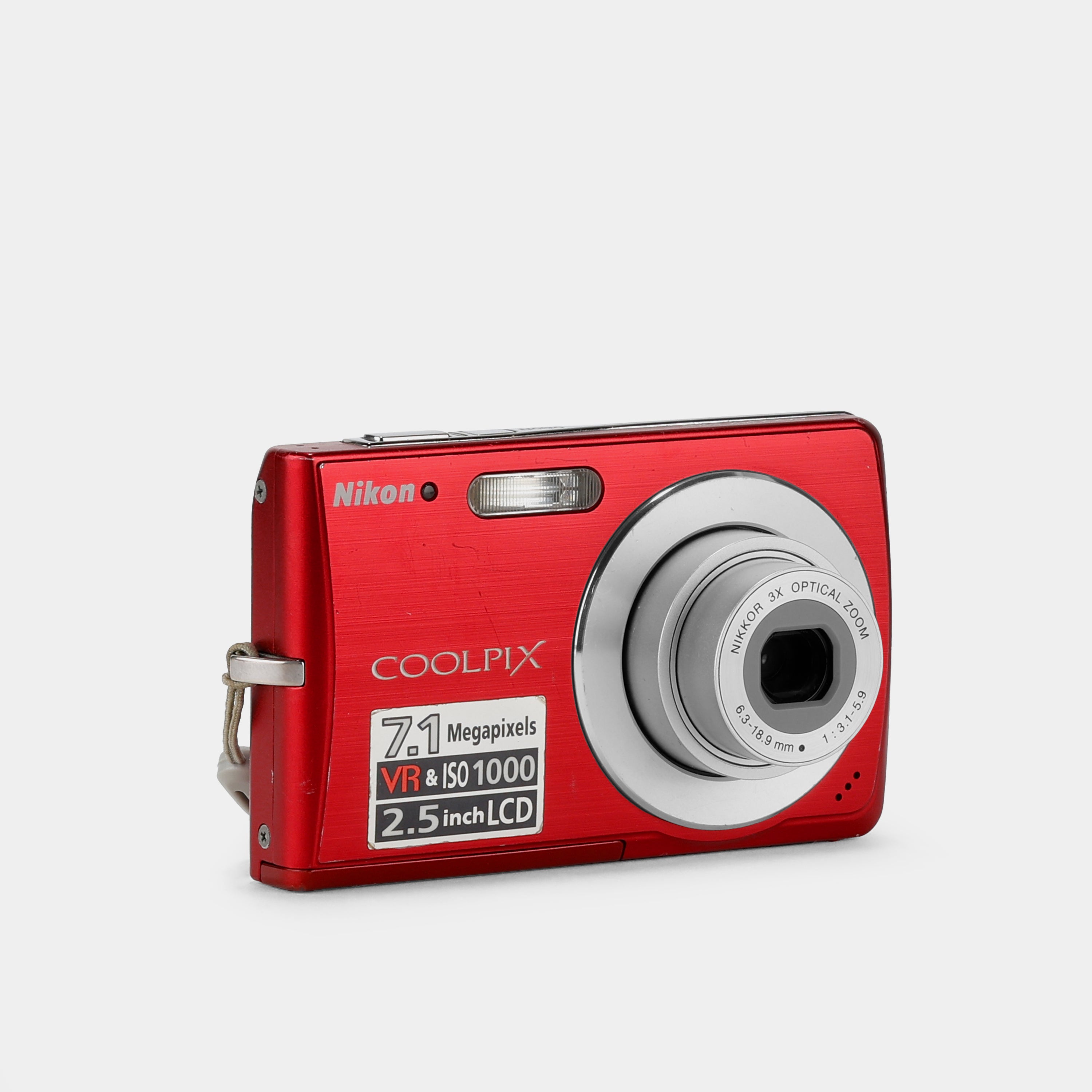 Nikon Coolpix S200 Red Point and Shoot Digital Camera