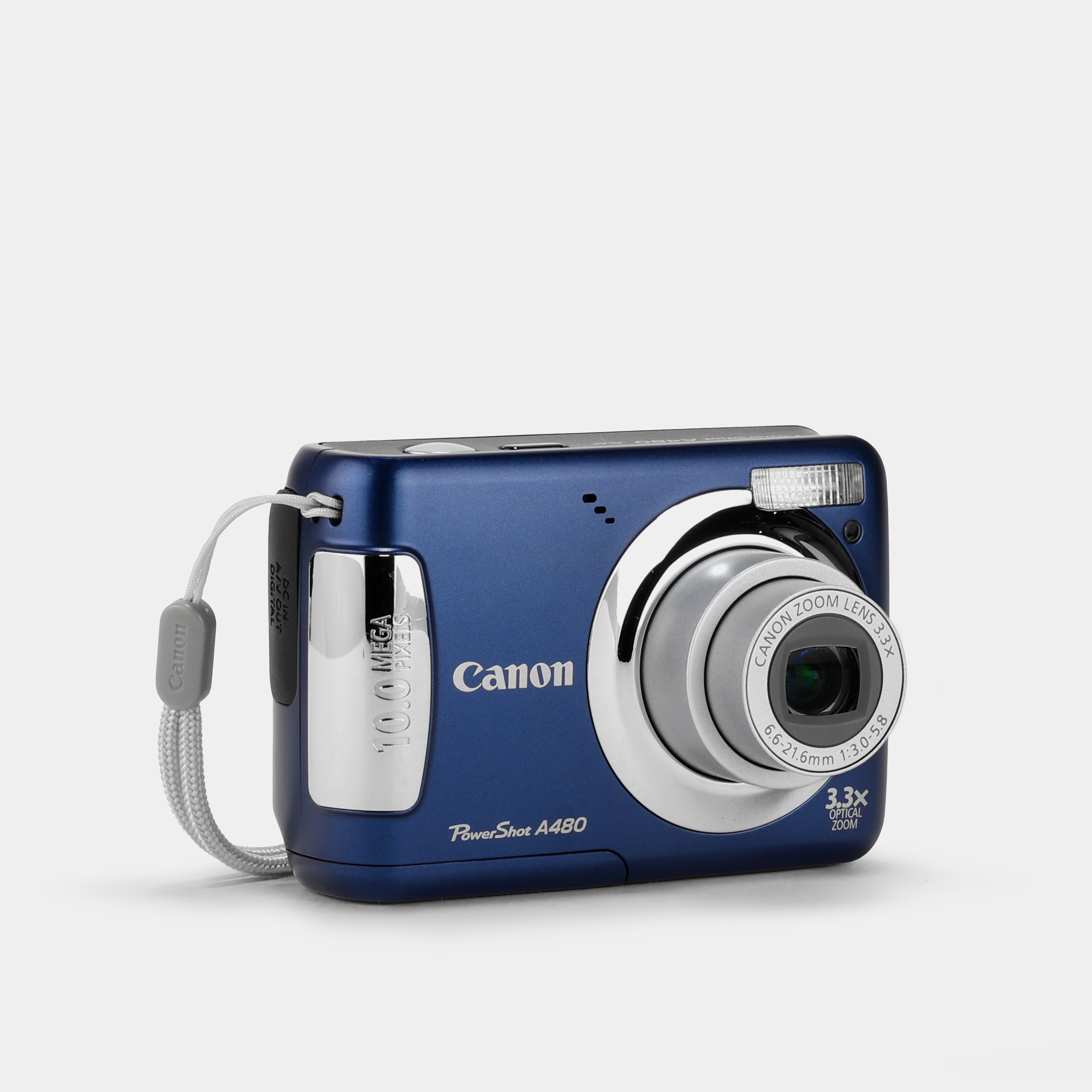 Canon PowerShot A480 Blue Point and Shoot Digital Camera