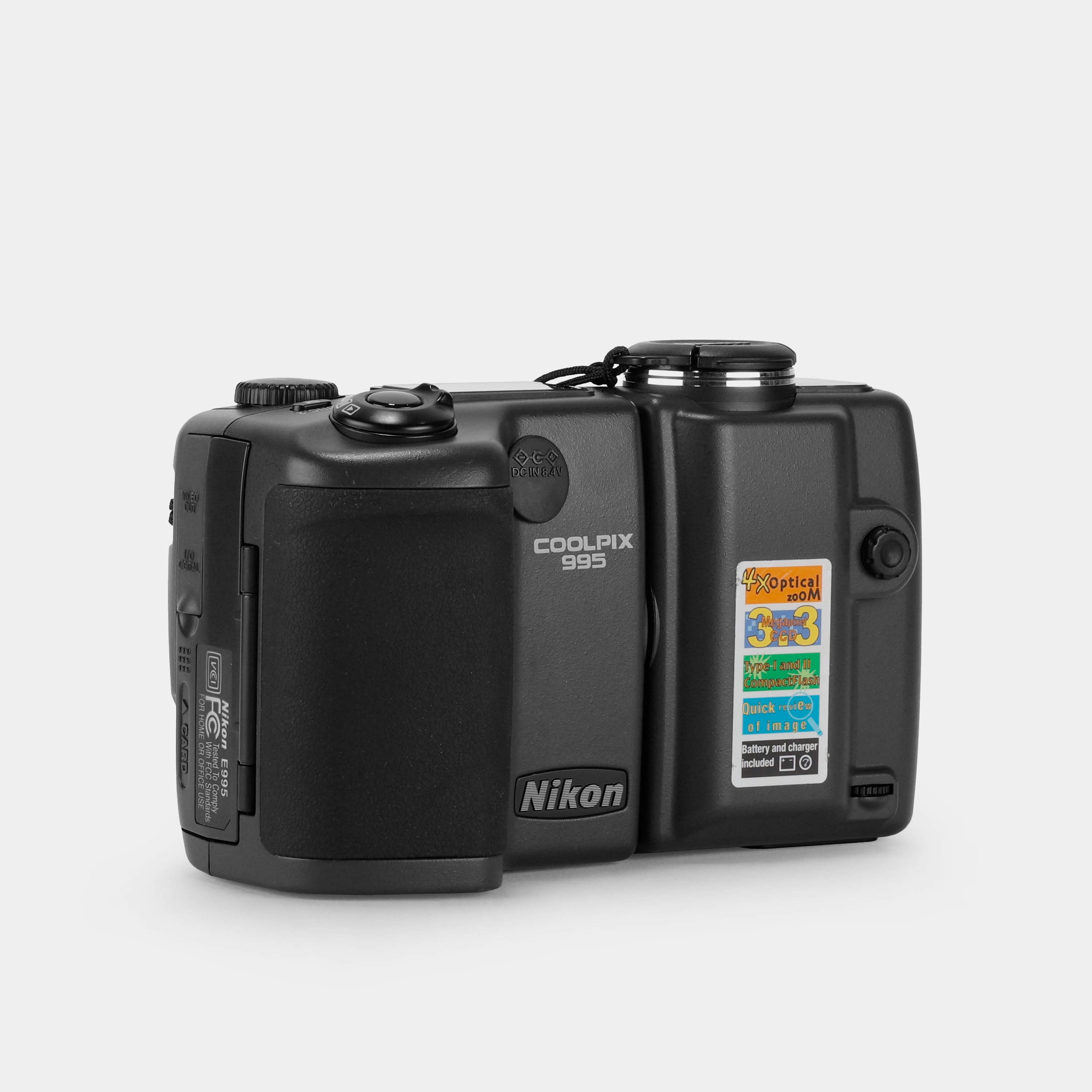 希少☆動作OK Nikon coolpix 995 充電器付き Nikon Coolpix 995 Point & Shoot Digital Camera w/ Battery Charger