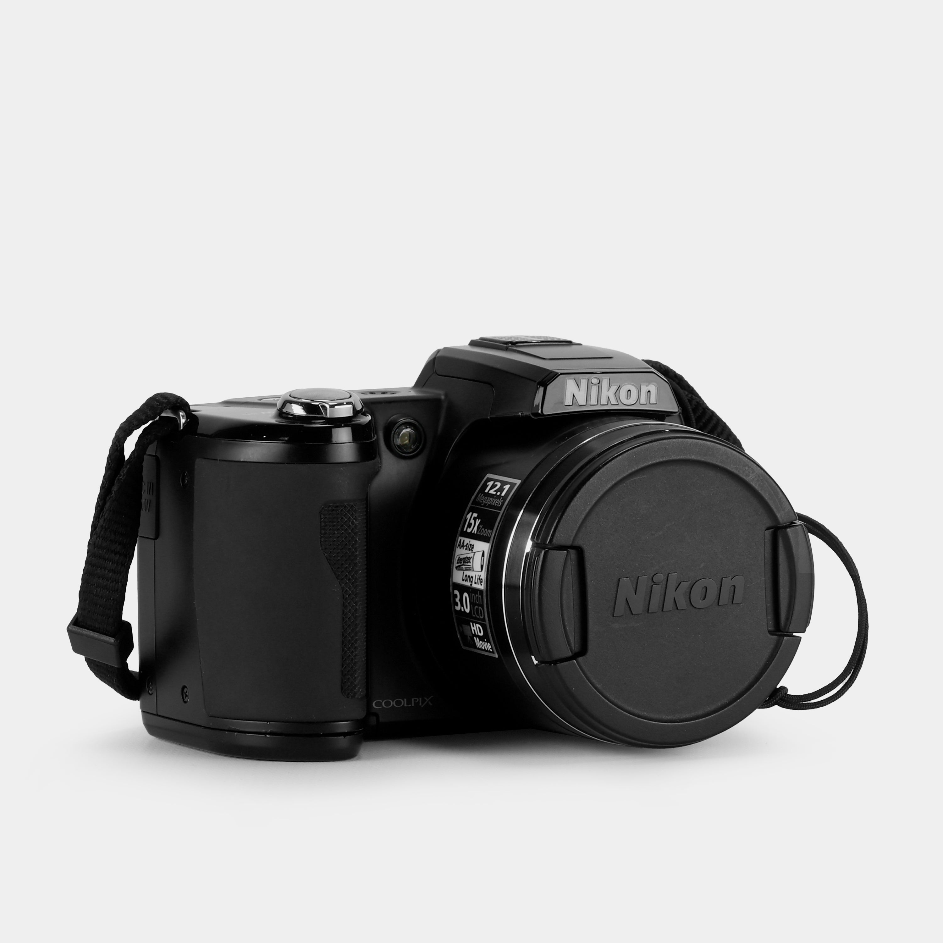 【美品】Nikon COOLPIX L110 ニコン ブラック デジタルカメラ Nikon Coolpix L110 Black Point and Shoot Digital Camera
