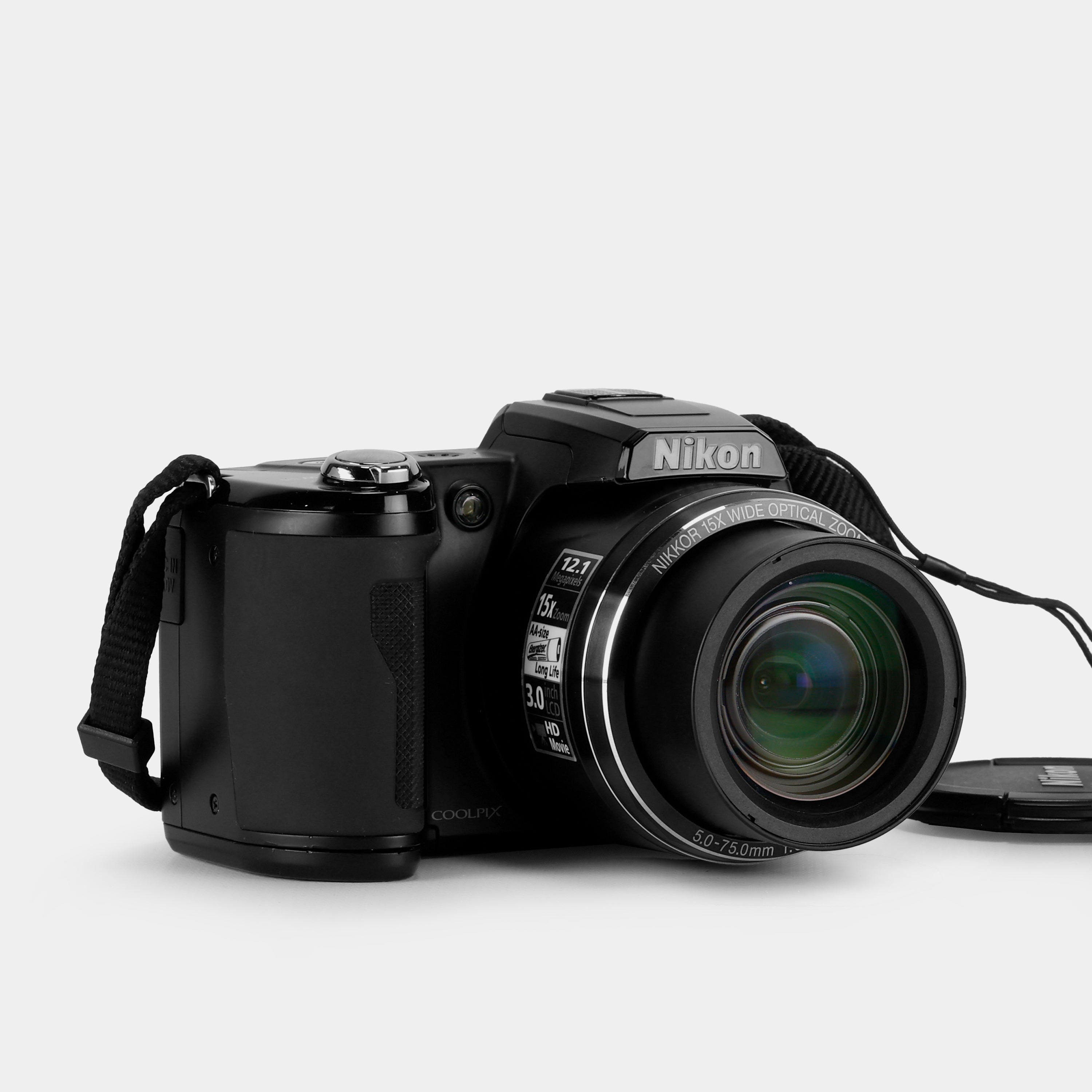 Nikon Coolpix L110 Black Point and Shoot Digital Camera