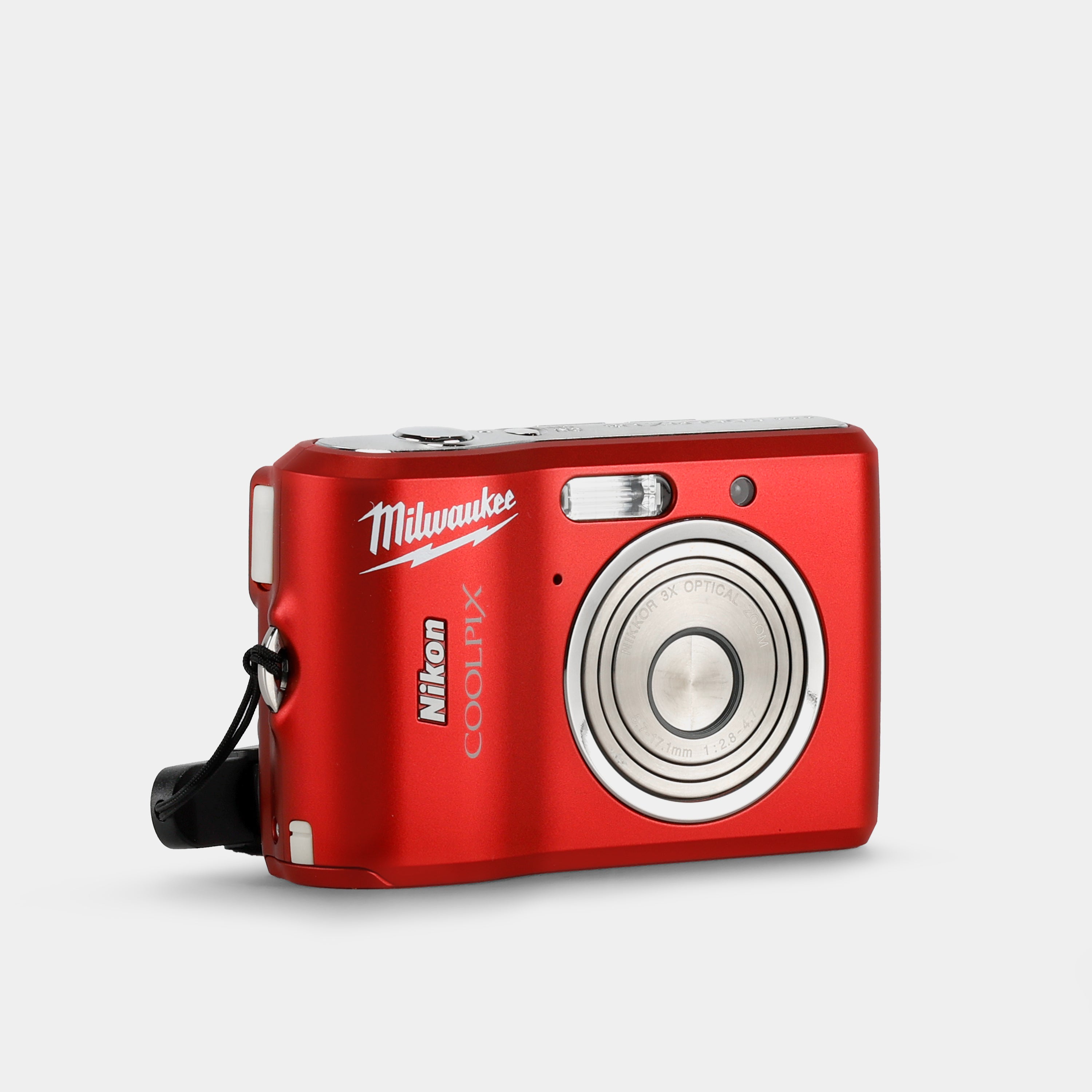 Nikon Coolpix L18 "Milwaukee Tool" Red Point and Shoot Digital Camera