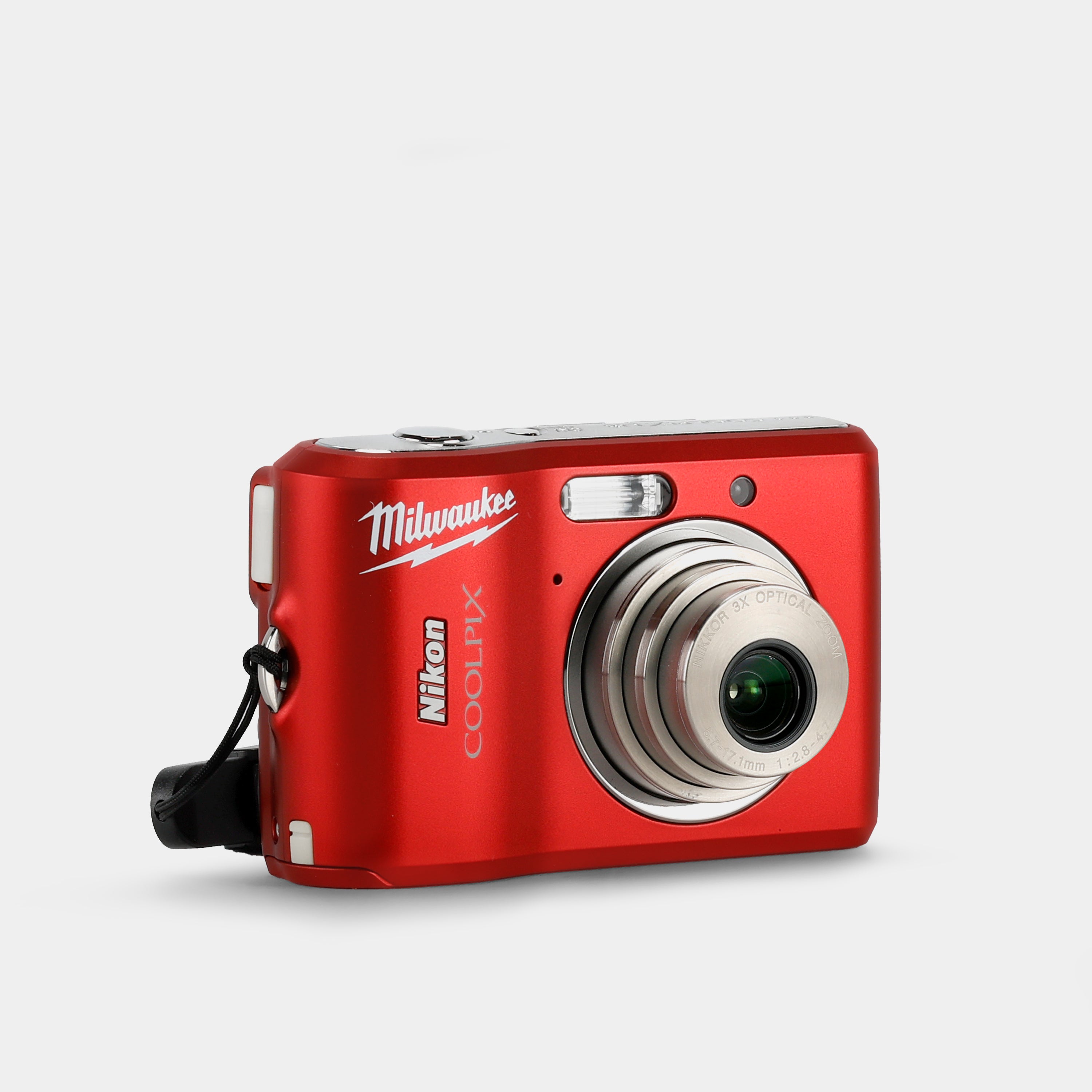 Nikon Coolpix L18 "Milwaukee Tool" Red Point and Shoot Digital Camera
