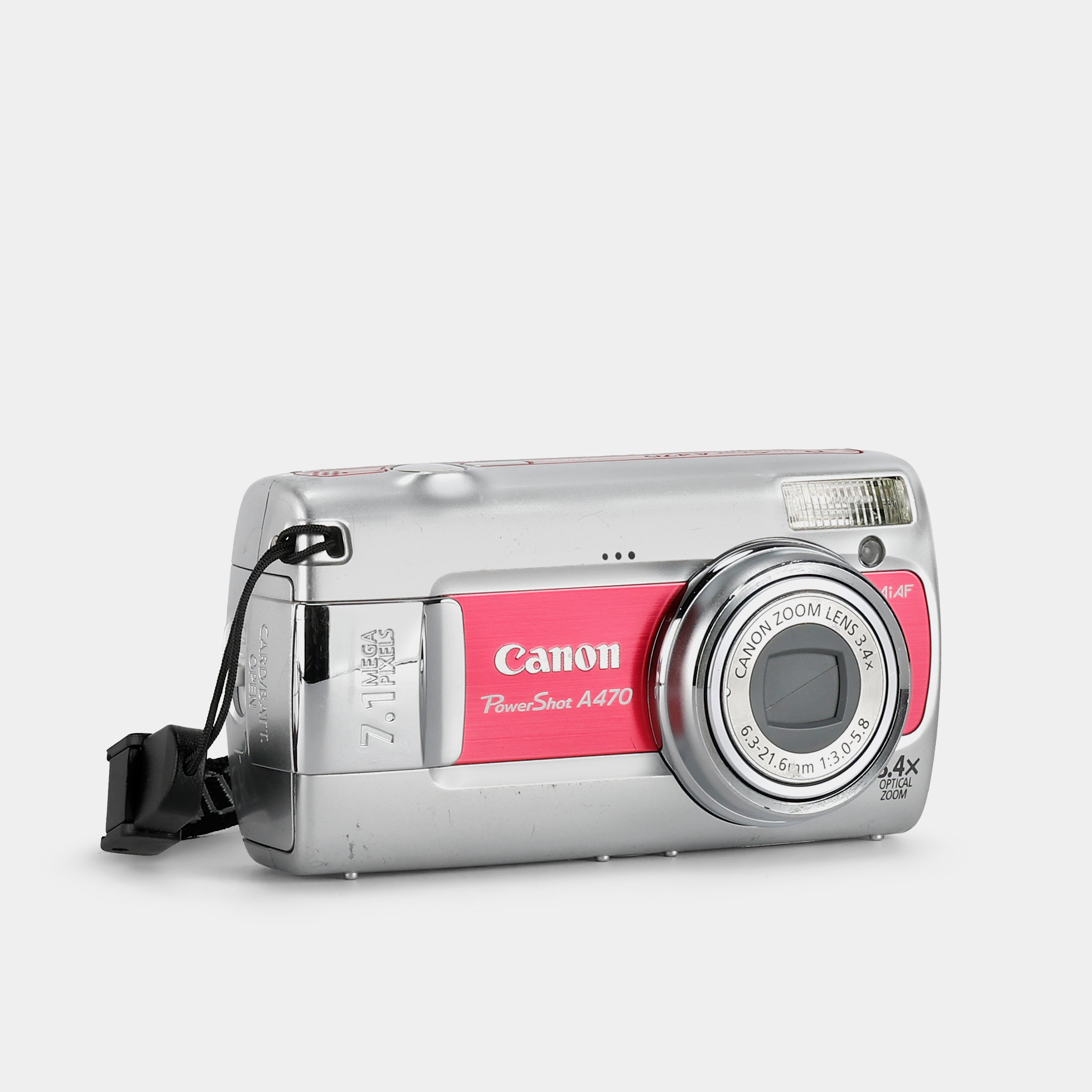 Canon PowerShot A470 Red Point and Shoot Digital Camera – Retrospekt