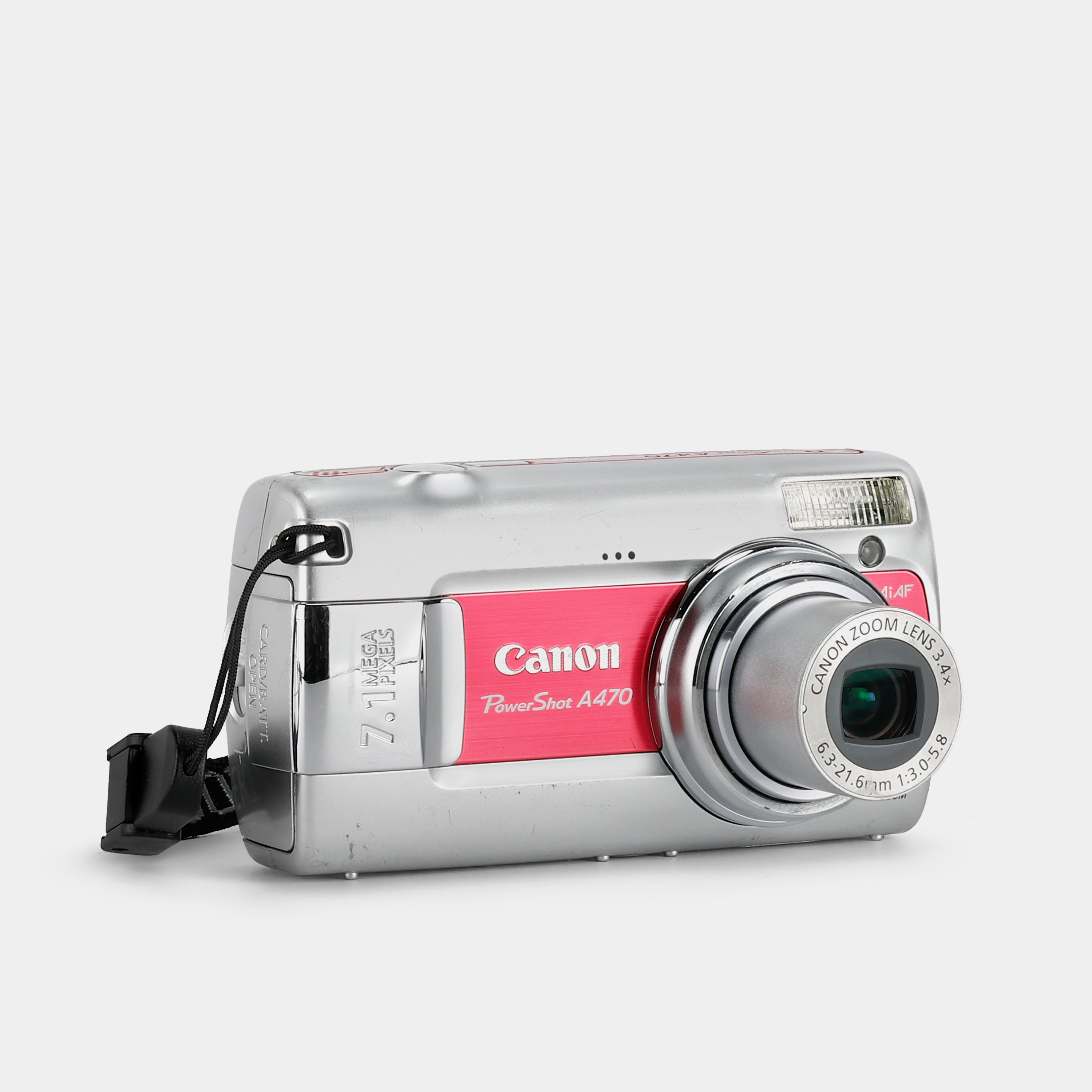 Canon PowerShot A470 Red Point and Shoot Digital Camera