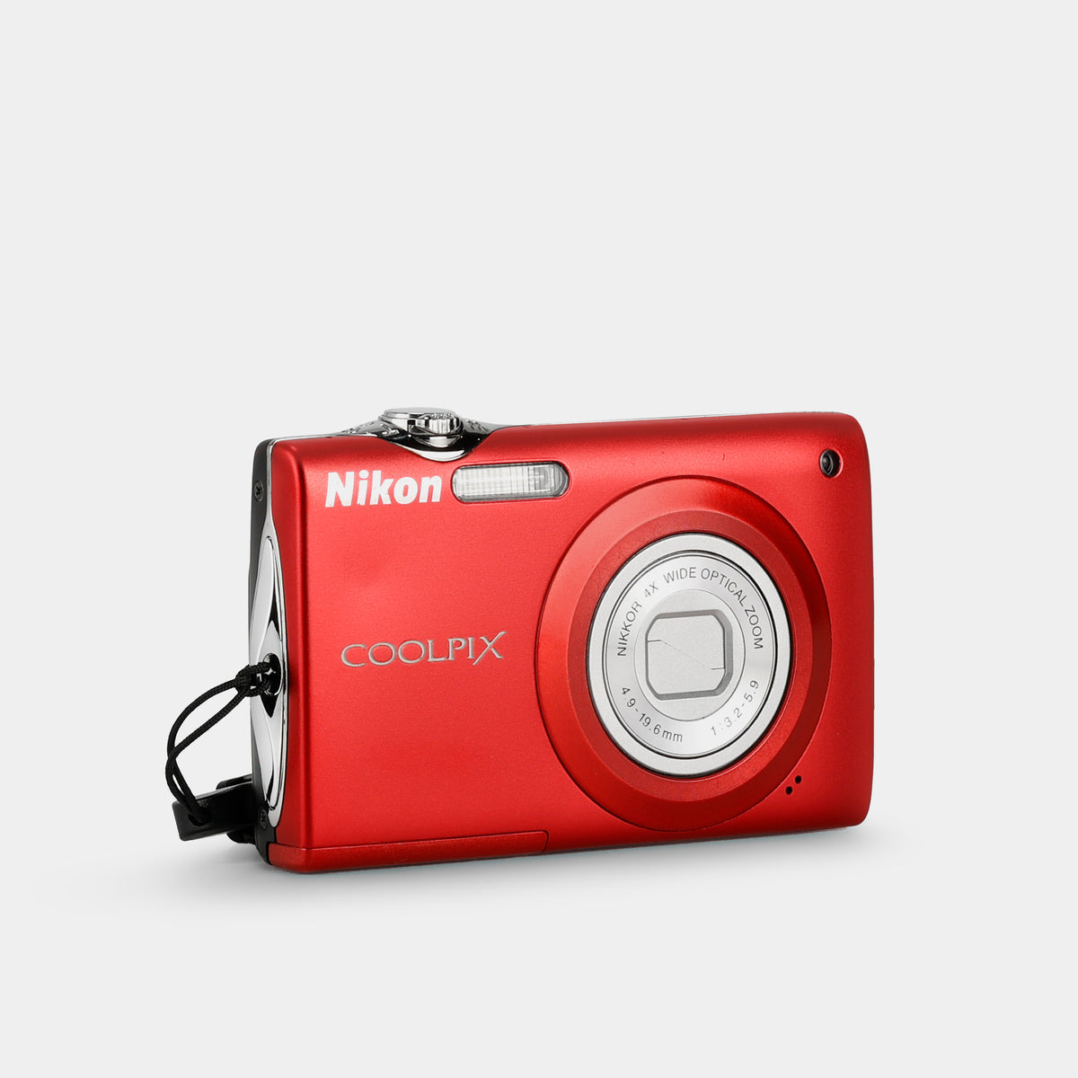 Nikon Coolpix S205 Red Point and Shoot Digital Camera