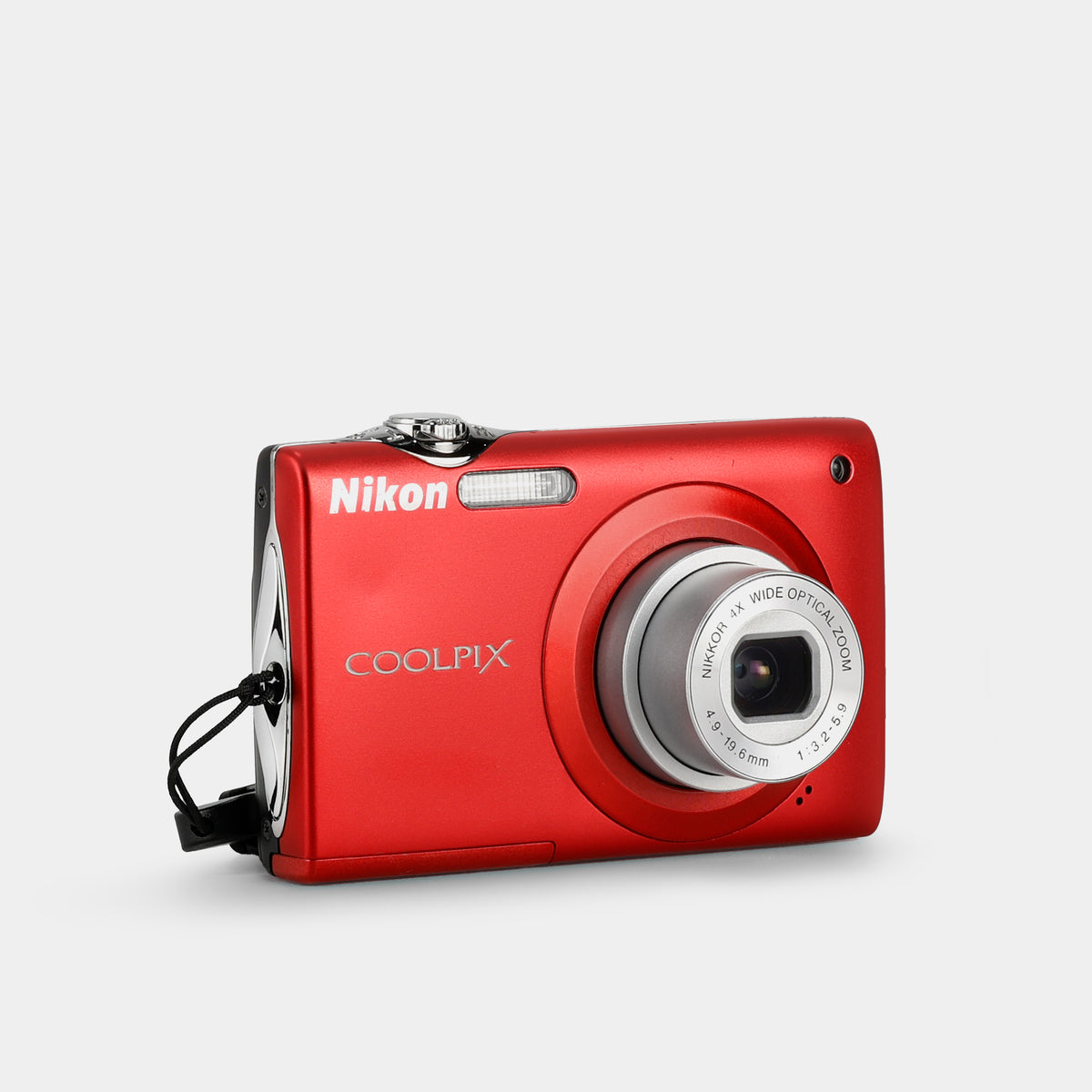 Nikon Coolpix S205 Red Point and Shoot Digital Camera