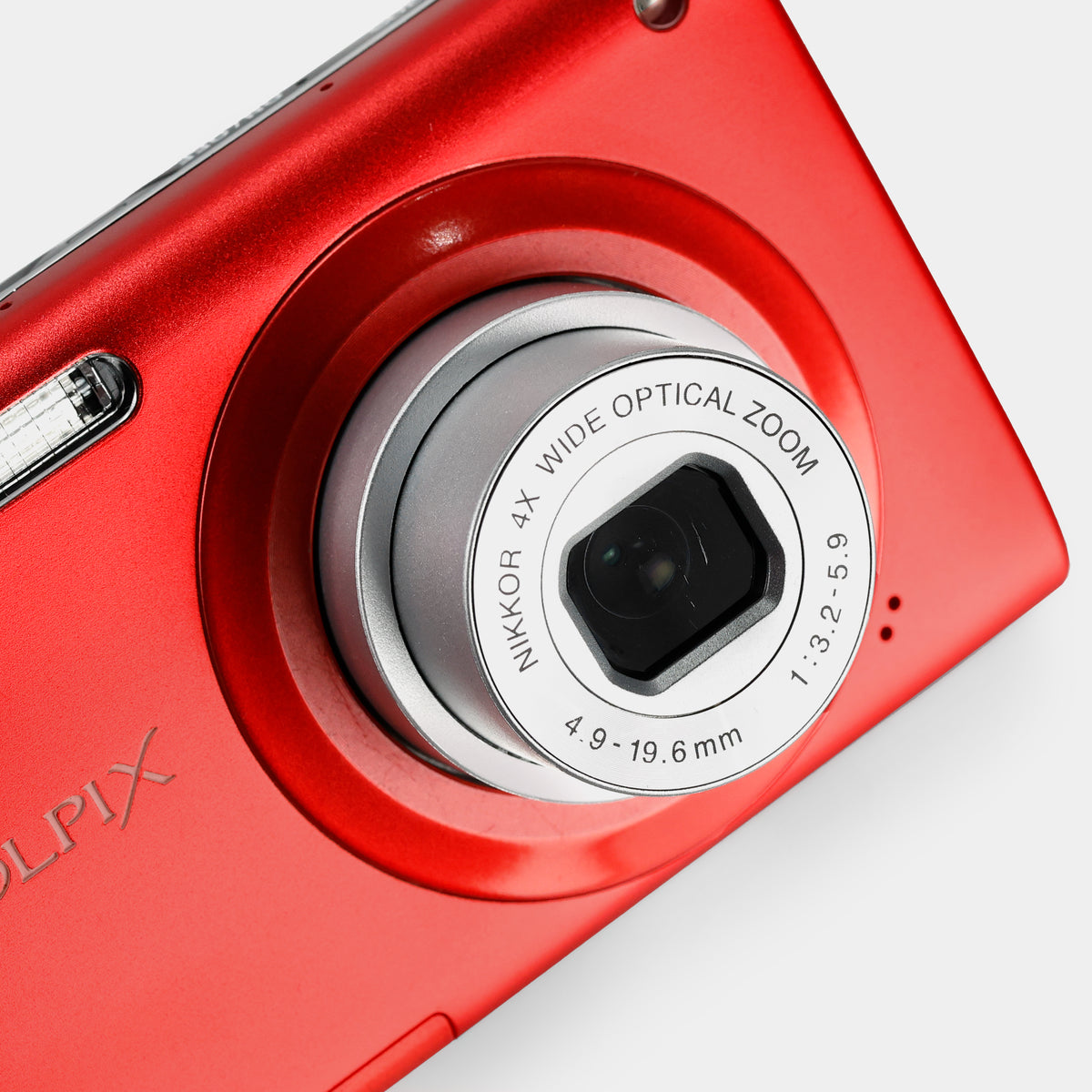 Nikon Coolpix S205 Red Point and Shoot Digital Camera