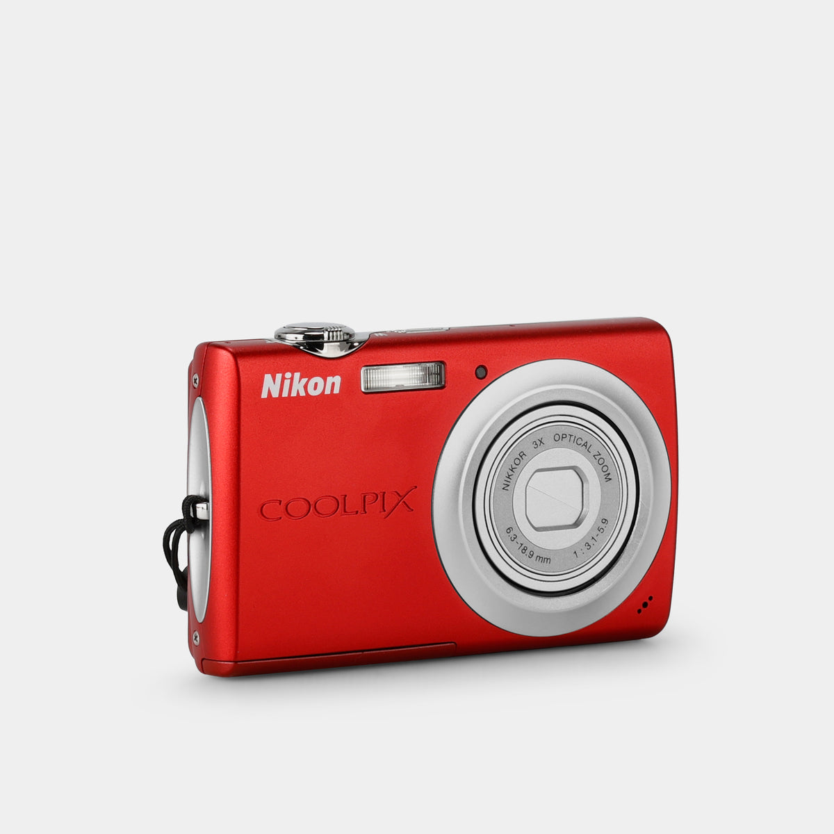Nikon Coolpix S203 Red Point and Shoot Digital Camera