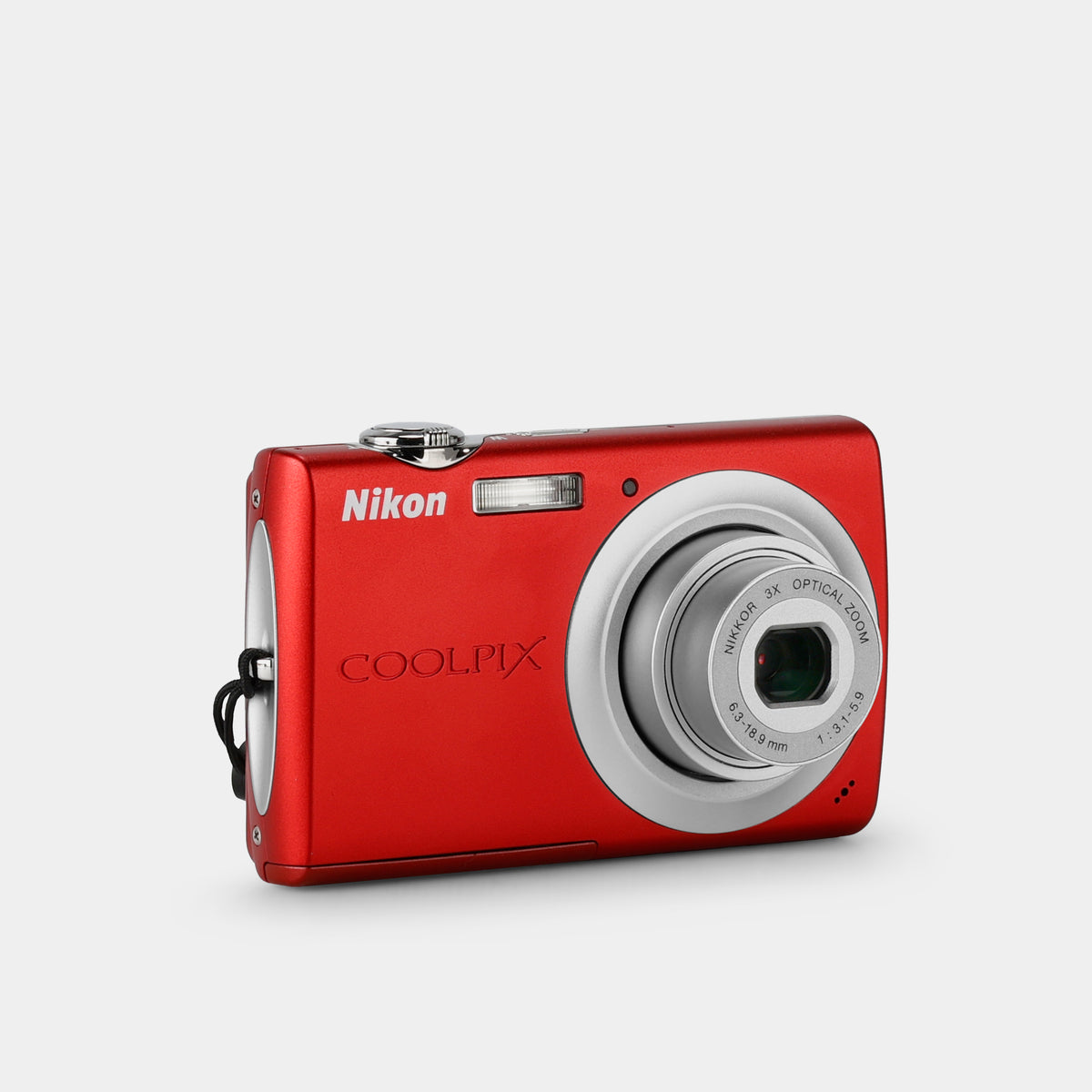Nikon Coolpix S203 Red Point and Shoot Digital Camera