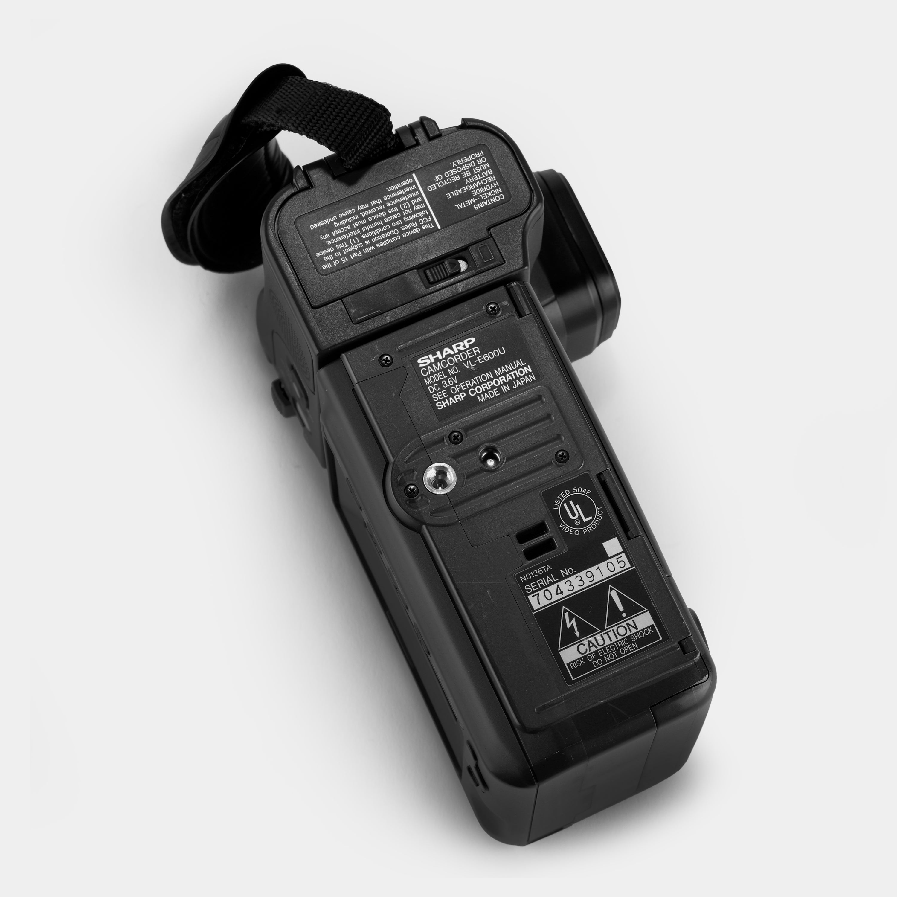 Sharp VL-E600U Video8 Digital Video Camcorder