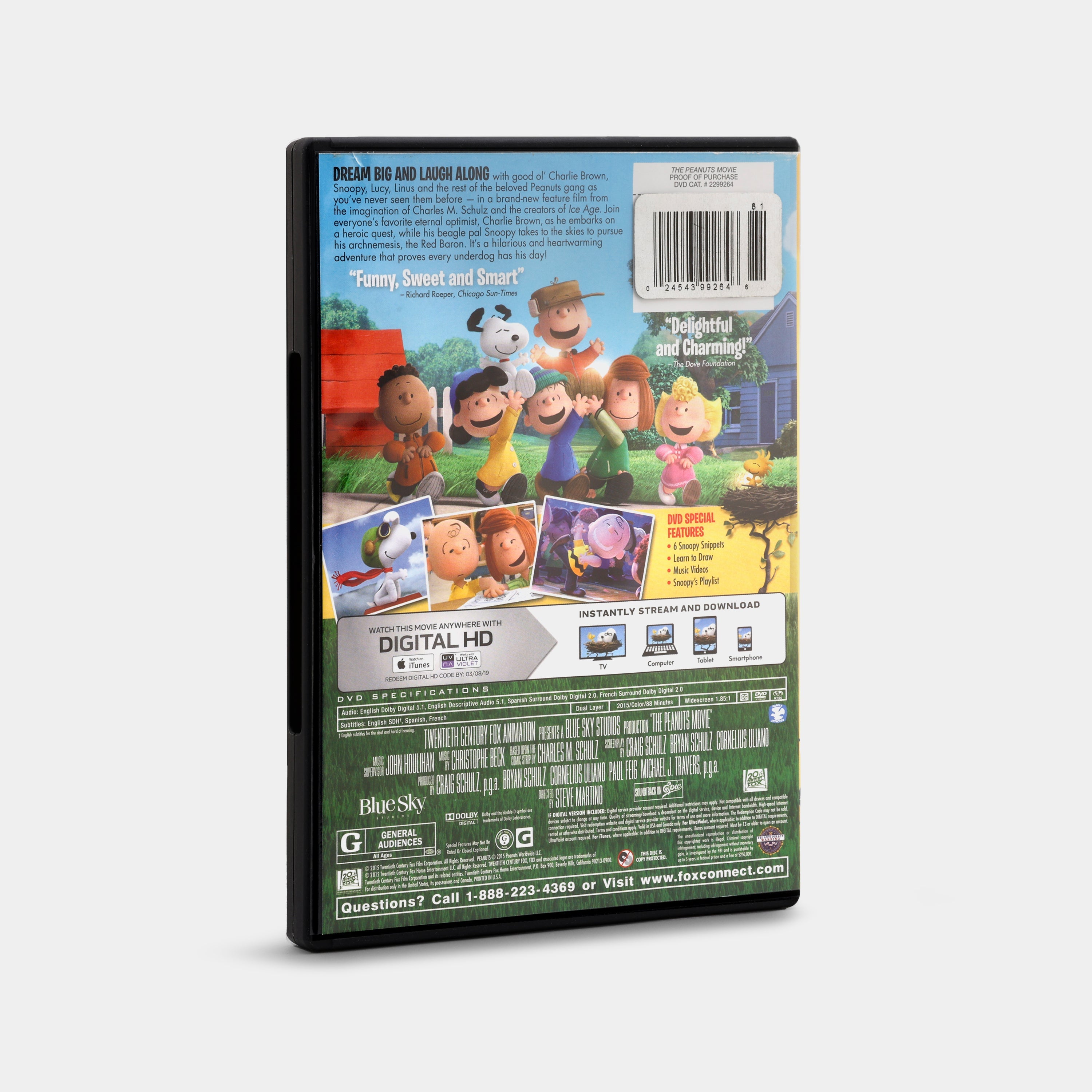 The Peanuts Movie DVD