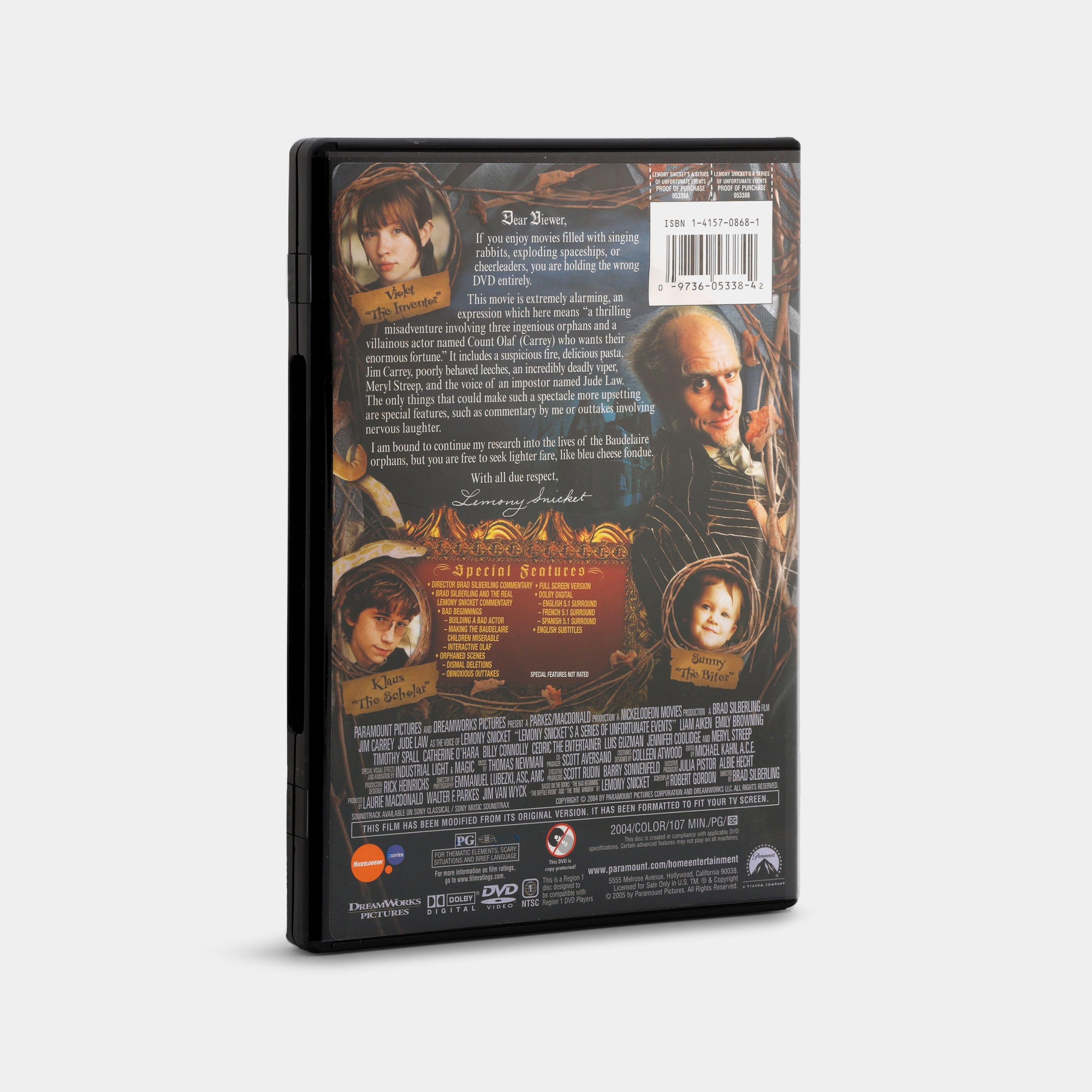 A Series of Unfortunate Events (Full Screen) DVD