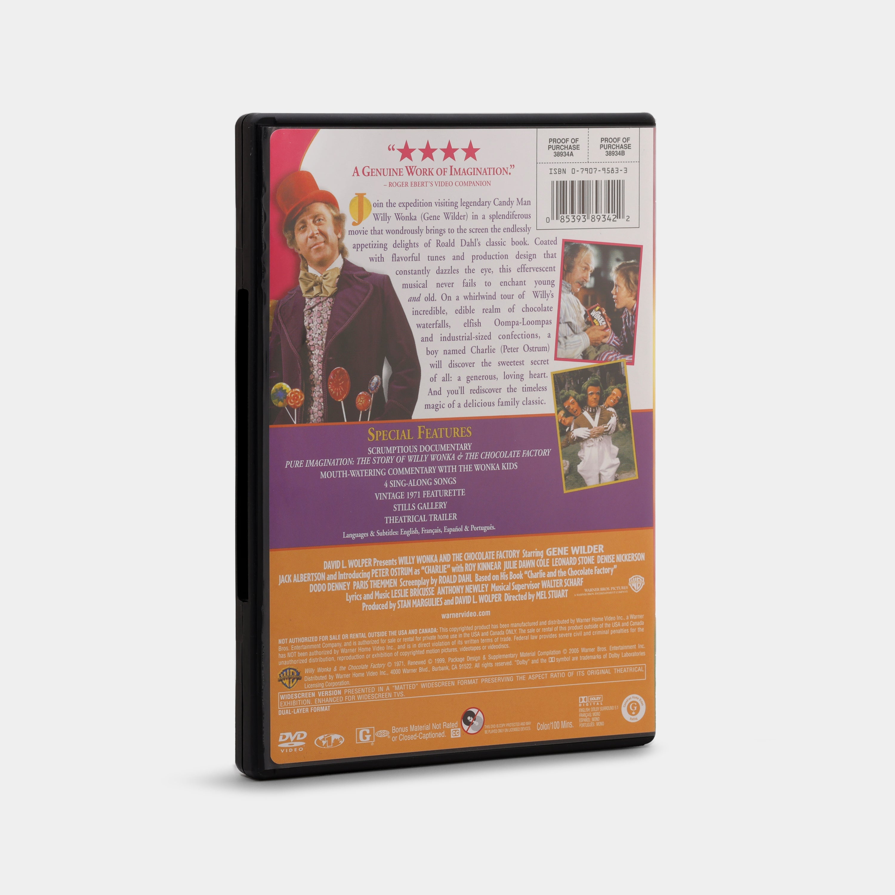 Willy Wonka & the Chocolate Factory (Widescreen Edition) DVD