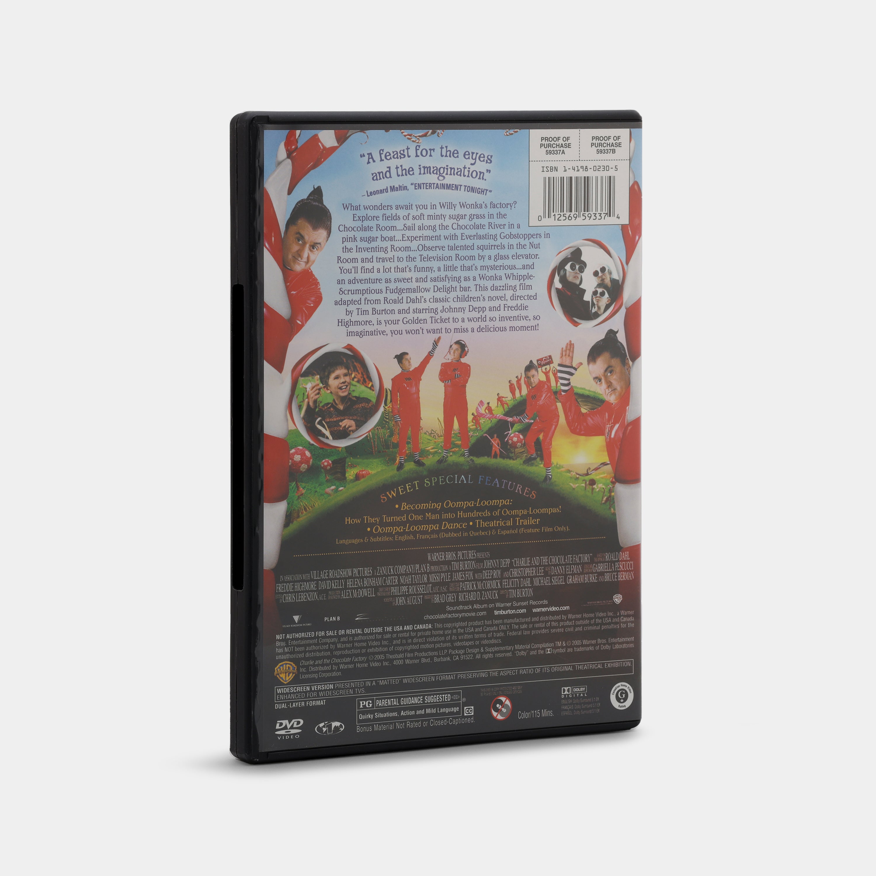 Charlie and the Chocolate Factory (Widescreen Edition) DVD