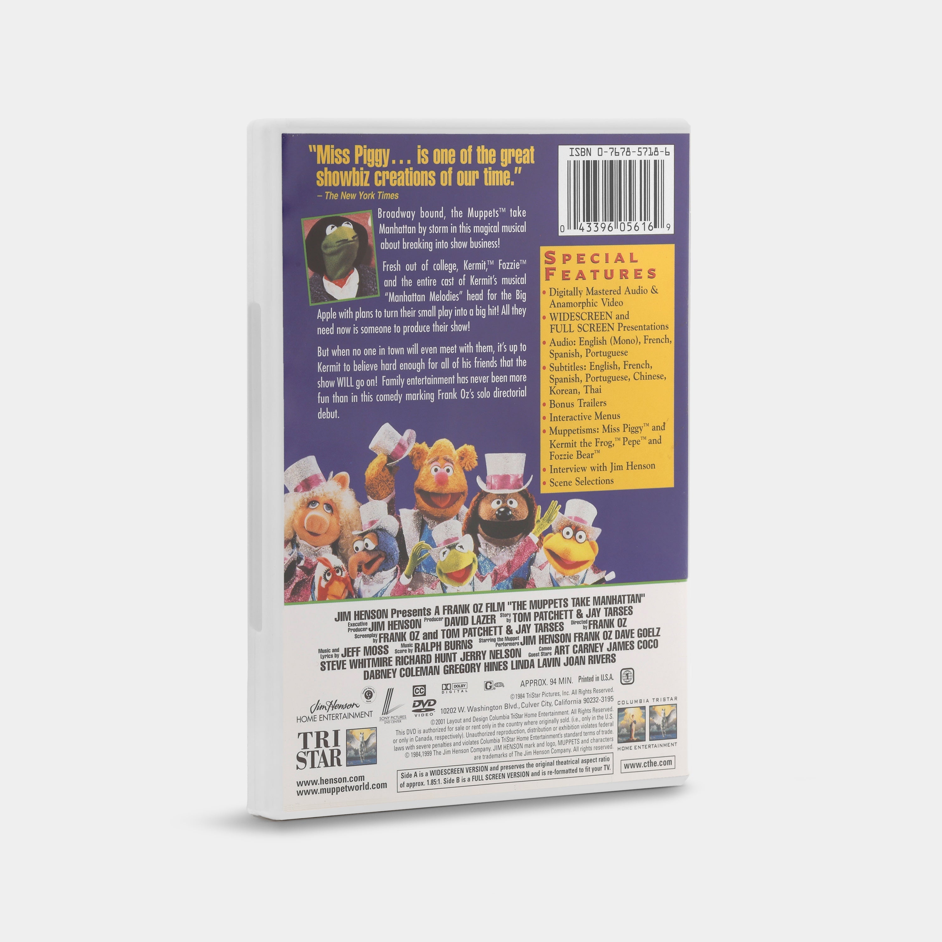 The Muppets Take Manhattan DVD