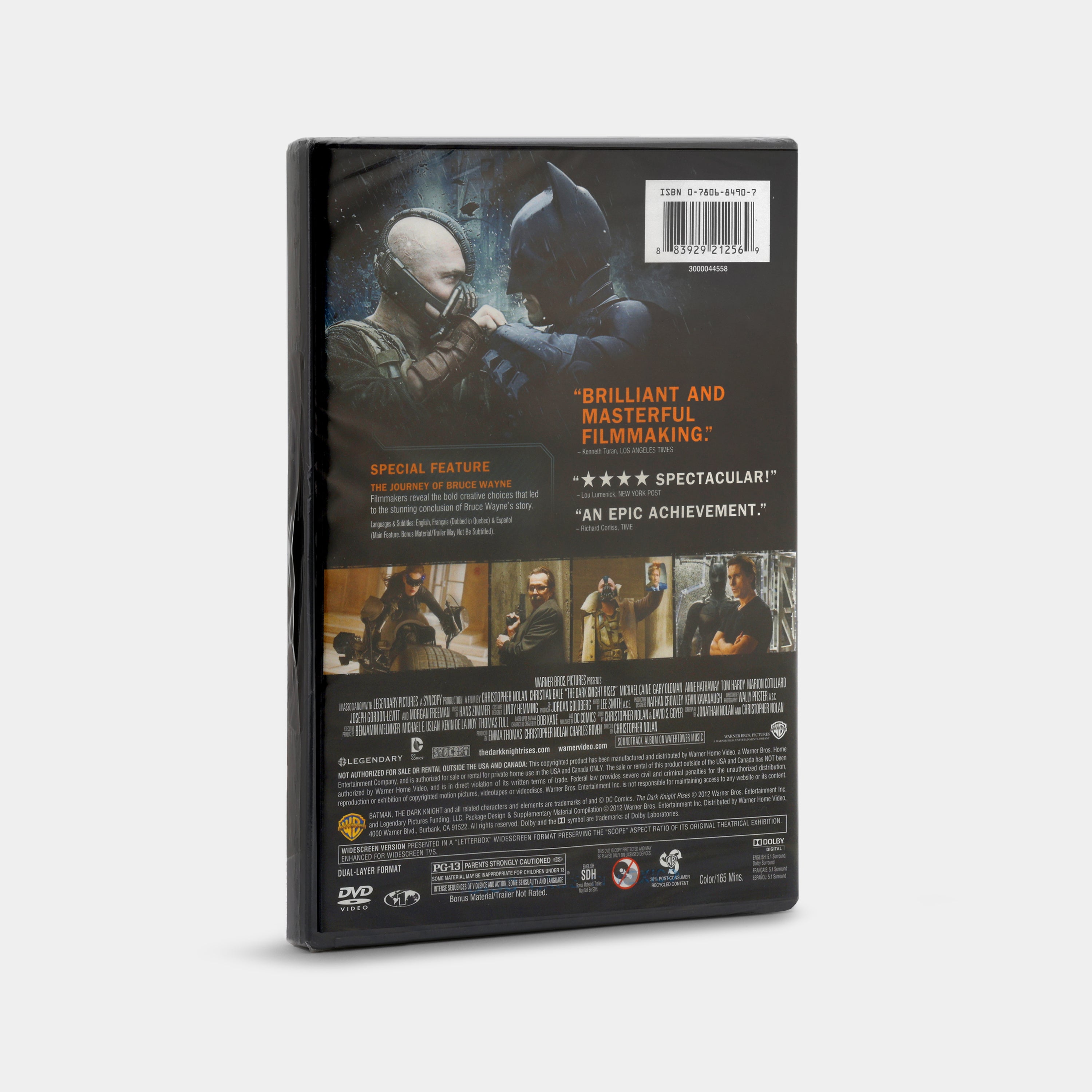 The Dark Knight Rises (Sealed) DVD