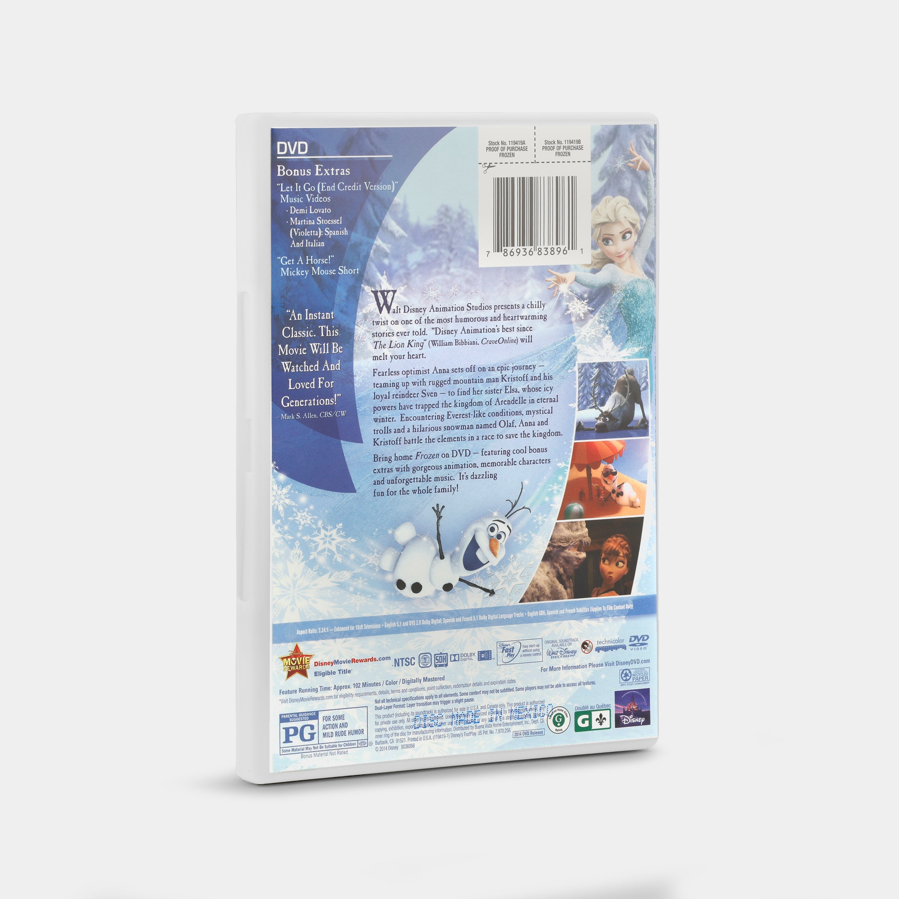 Frozen DVD