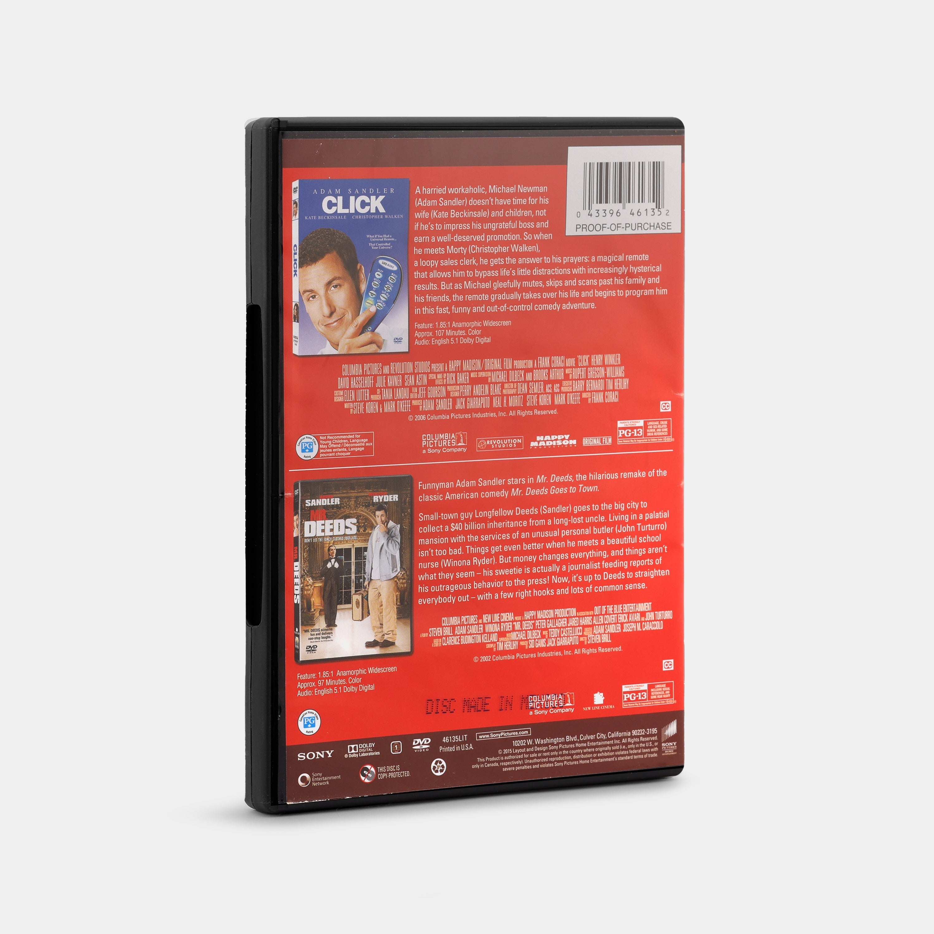 Click / Mr. Deeds DVD