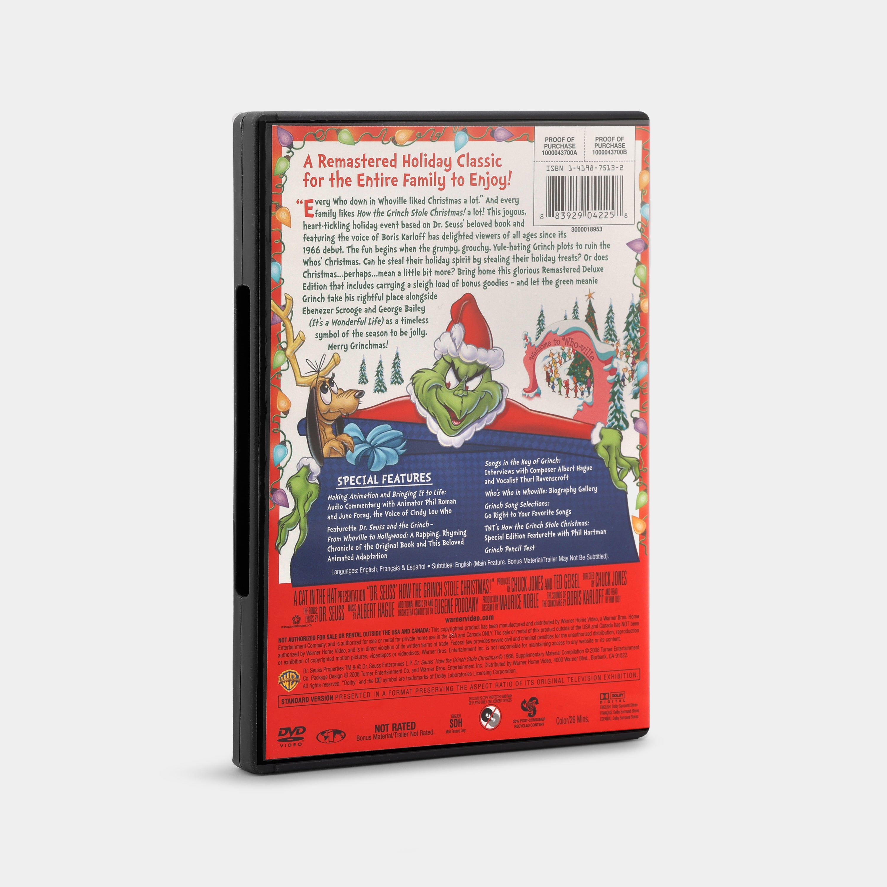 How the Grinch Stole Christmas (Deluxe Edition) DVD
