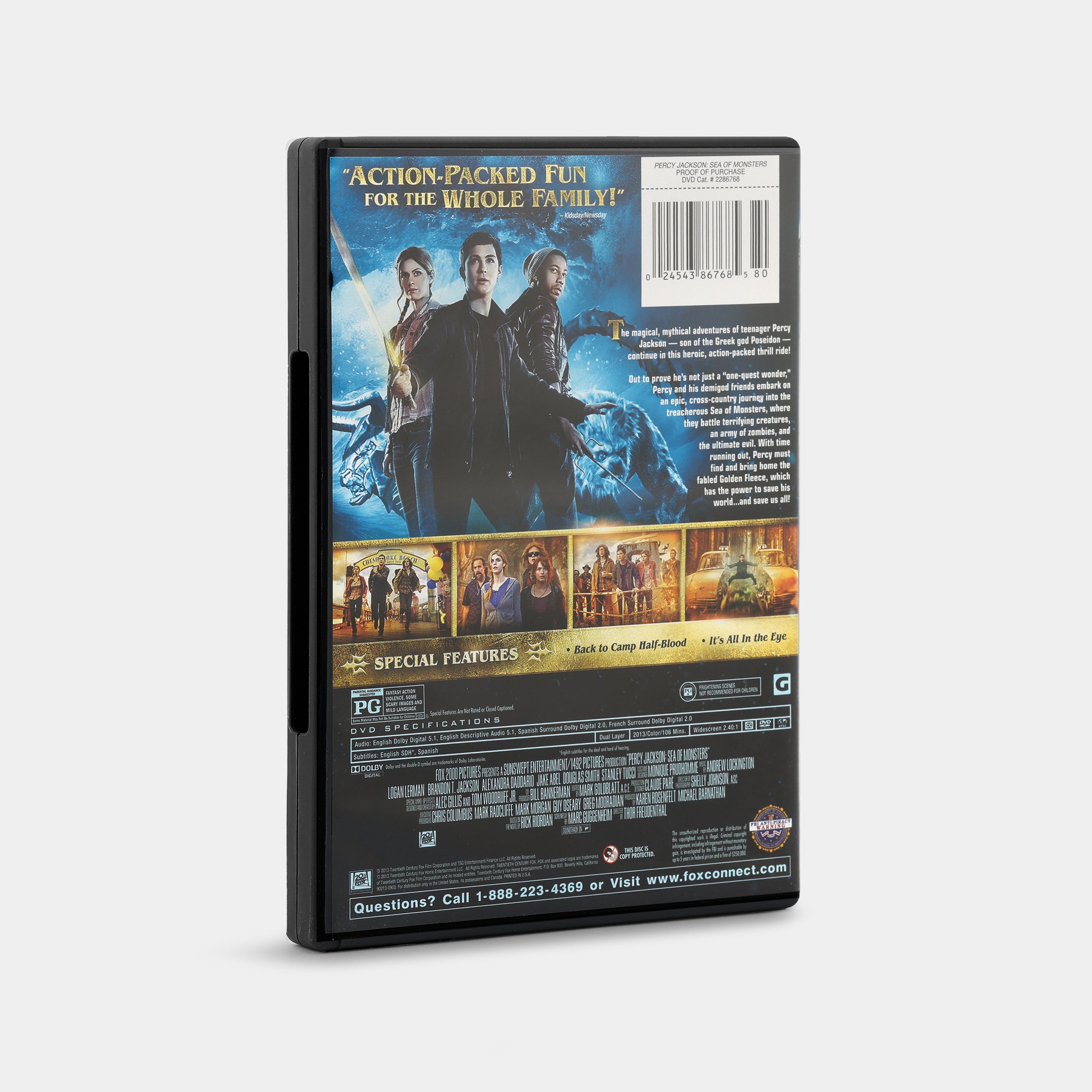 Percy Jackson: Sea of Monsters DVD
