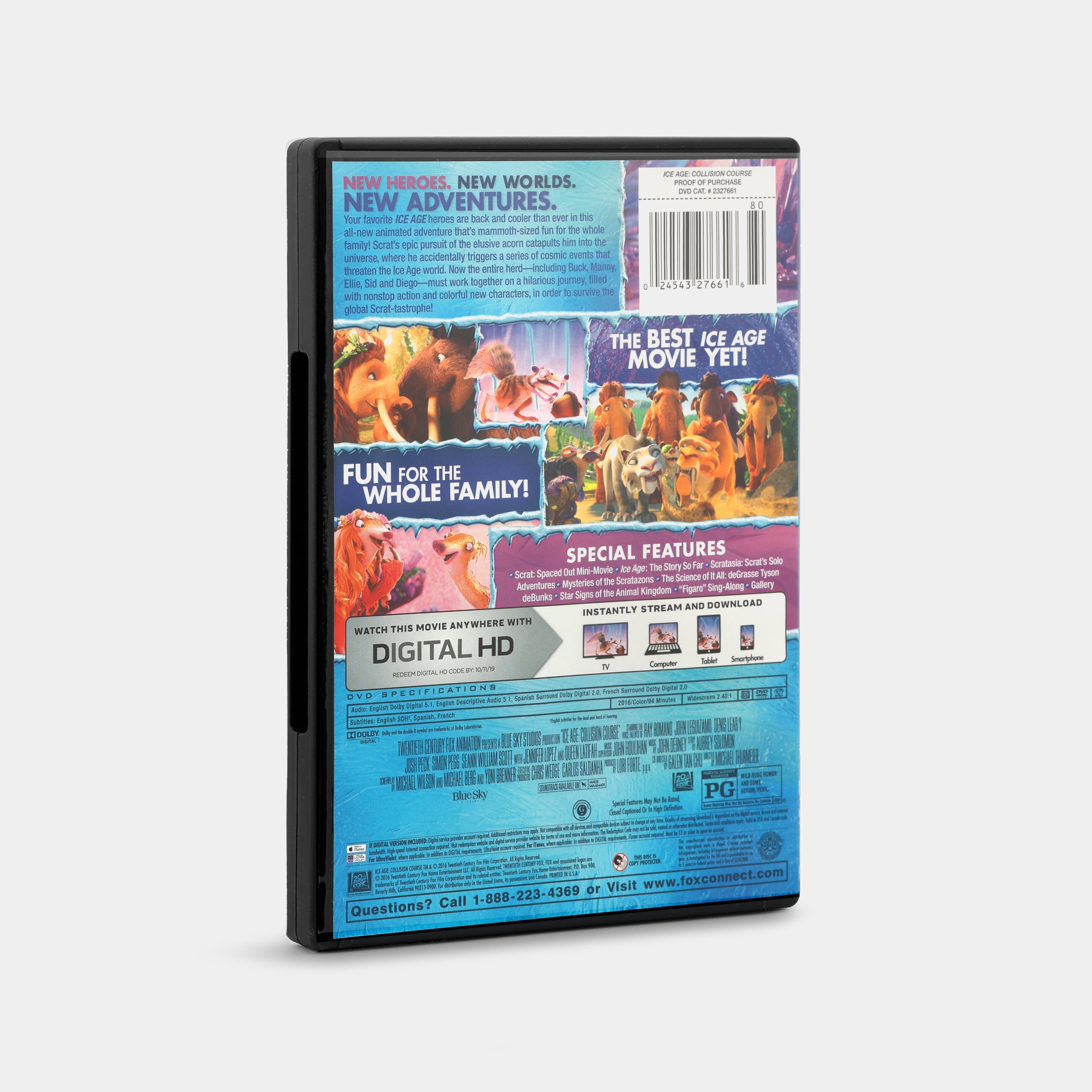 Ice Age: Collision Course DVD – Retrospekt