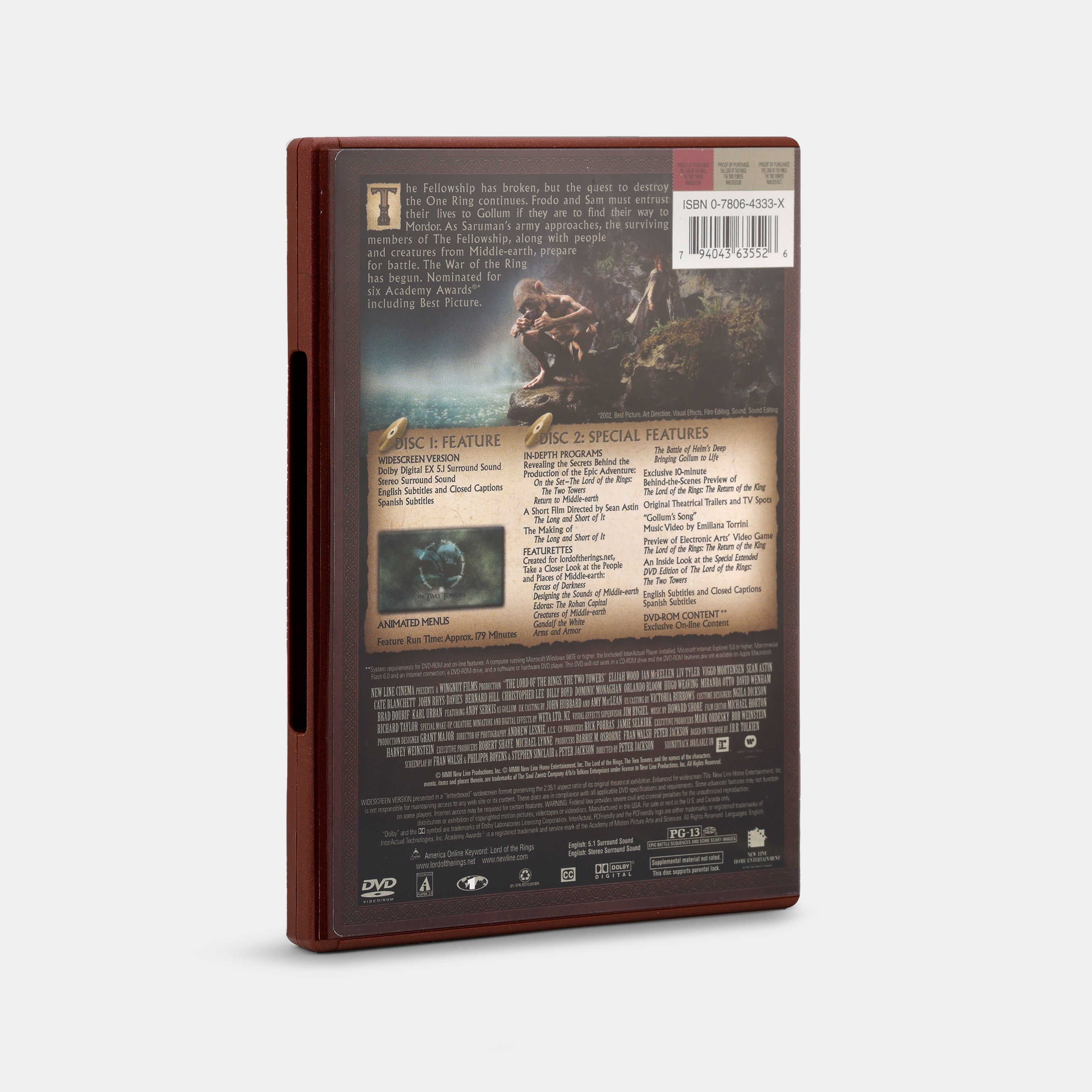 The Lord of the Rings: The Two Towers (Widescreen Edition) 2-Disc DVD