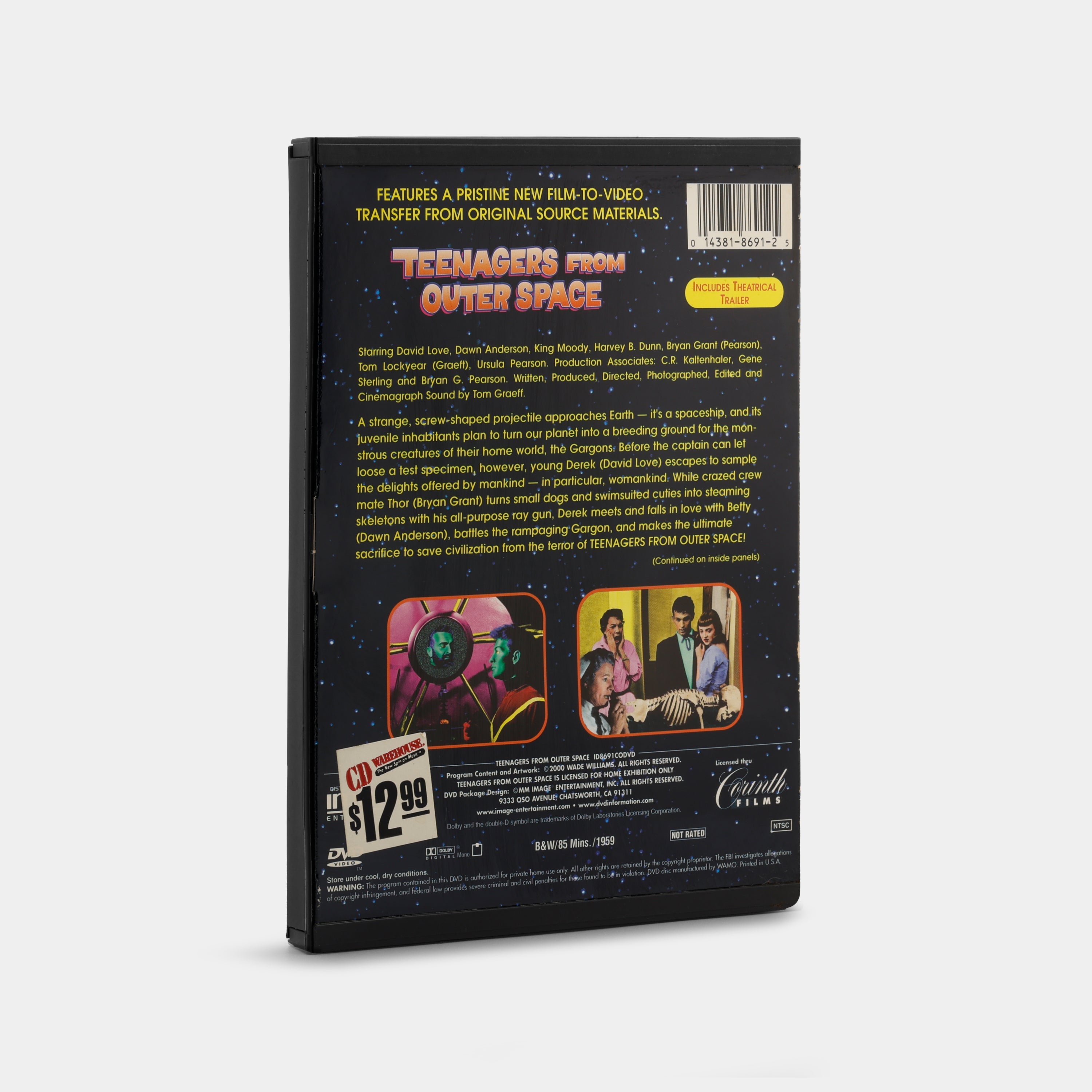 Teenagers from Outer Space DVD