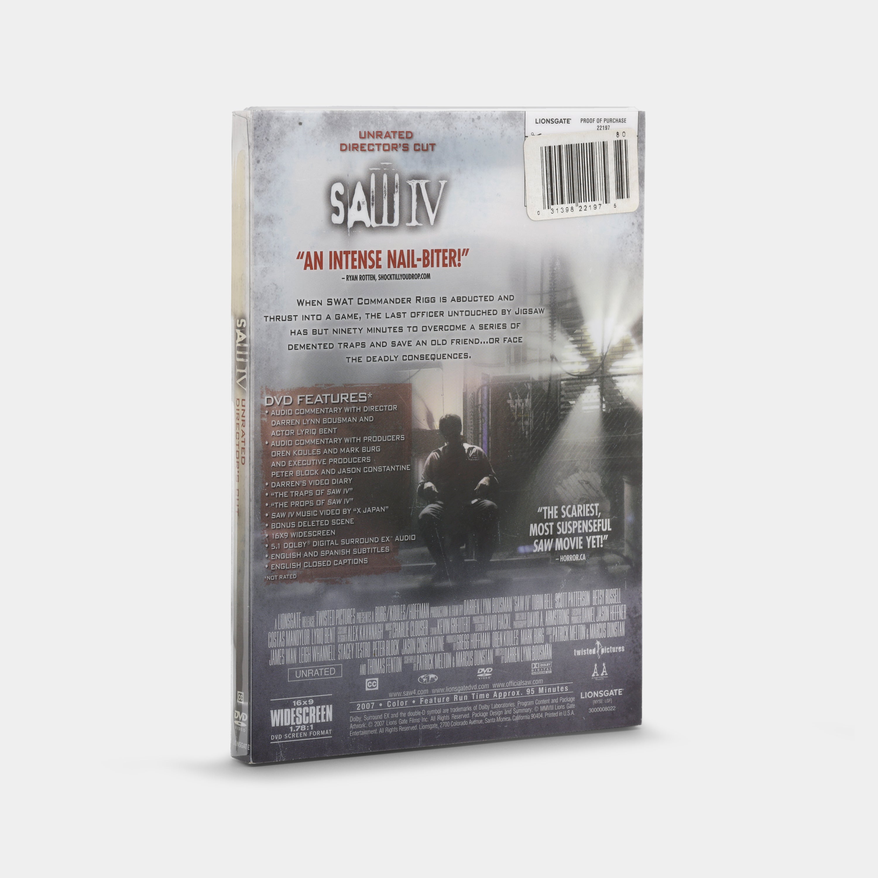 Saw IV (Unrated Director's Cut) DVD