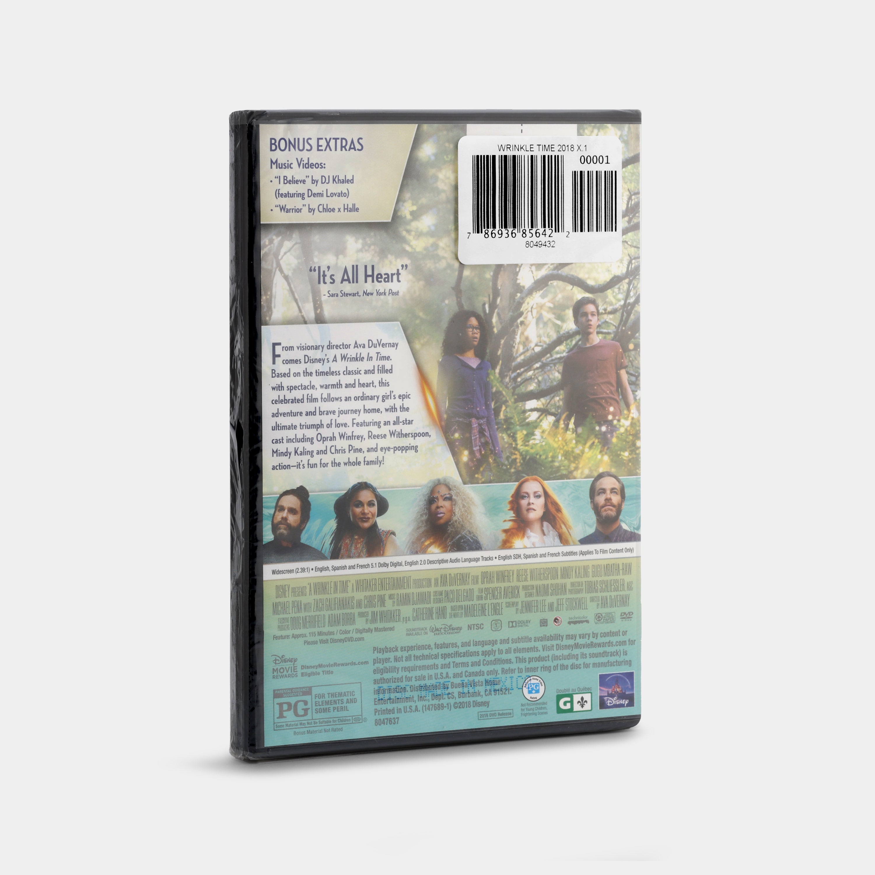 A Wrinkle in Time (Sealed) DVD – Retrospekt