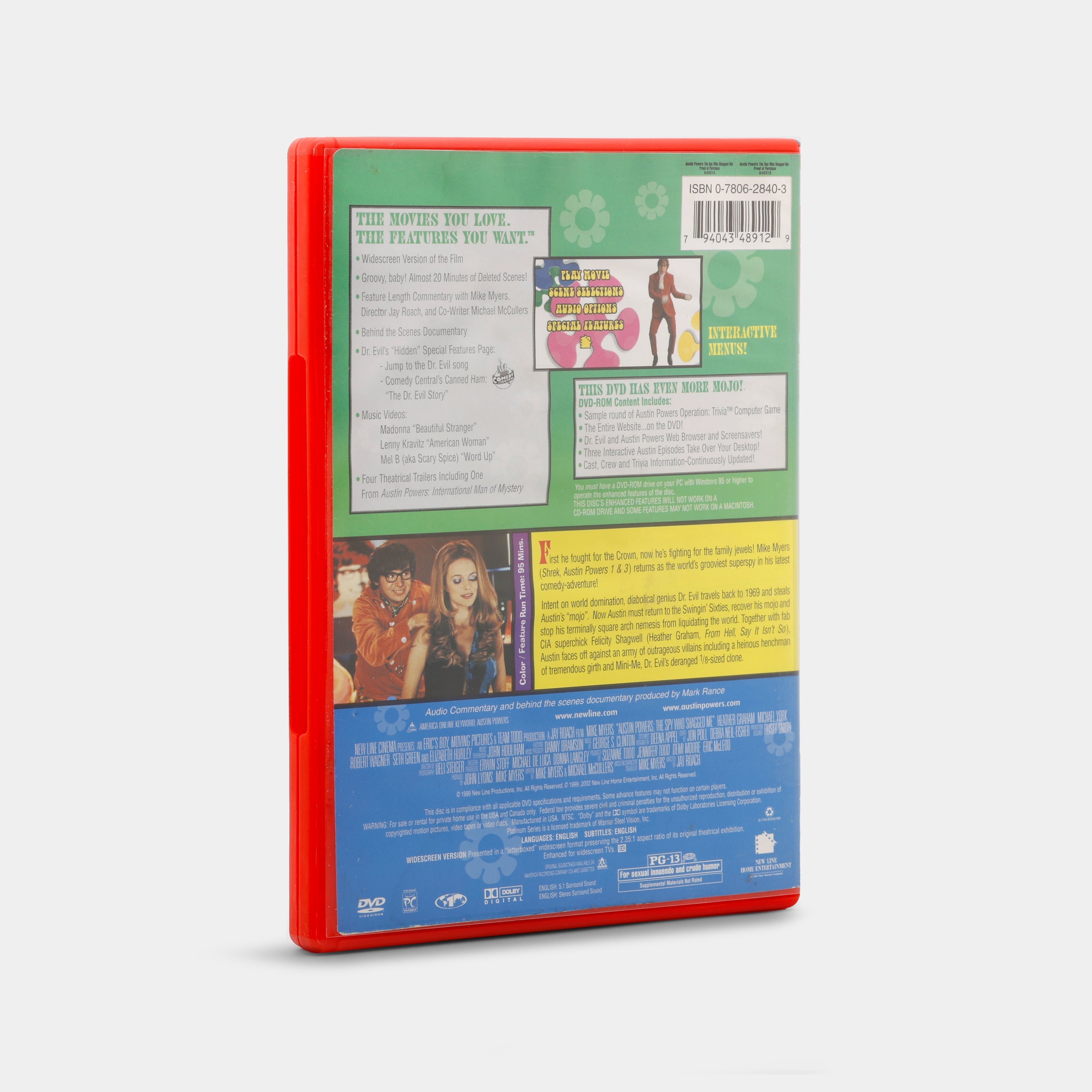 Austin Powers: The Spy Who Shagged Me DVD (B-Grade)