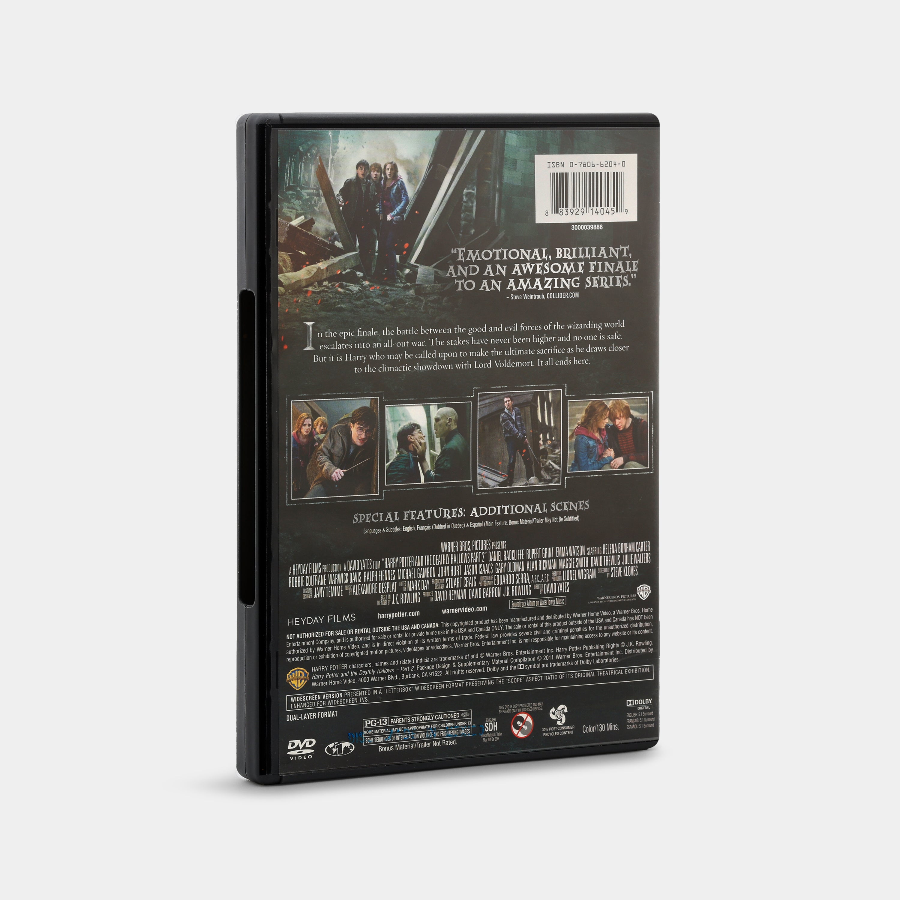 Harry Potter and the Deathly Hallows: Part 2 DVD