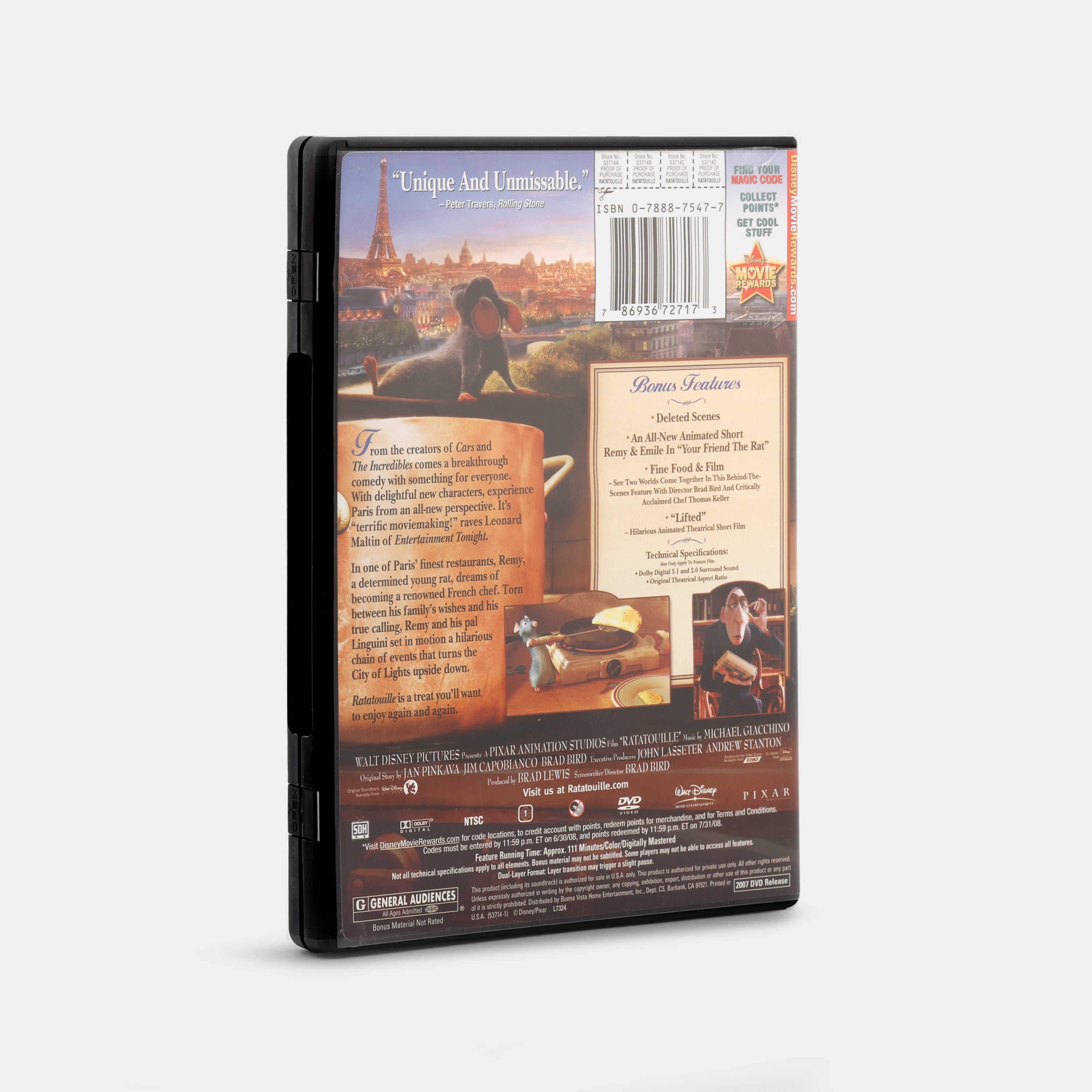 Ratatouille DVD