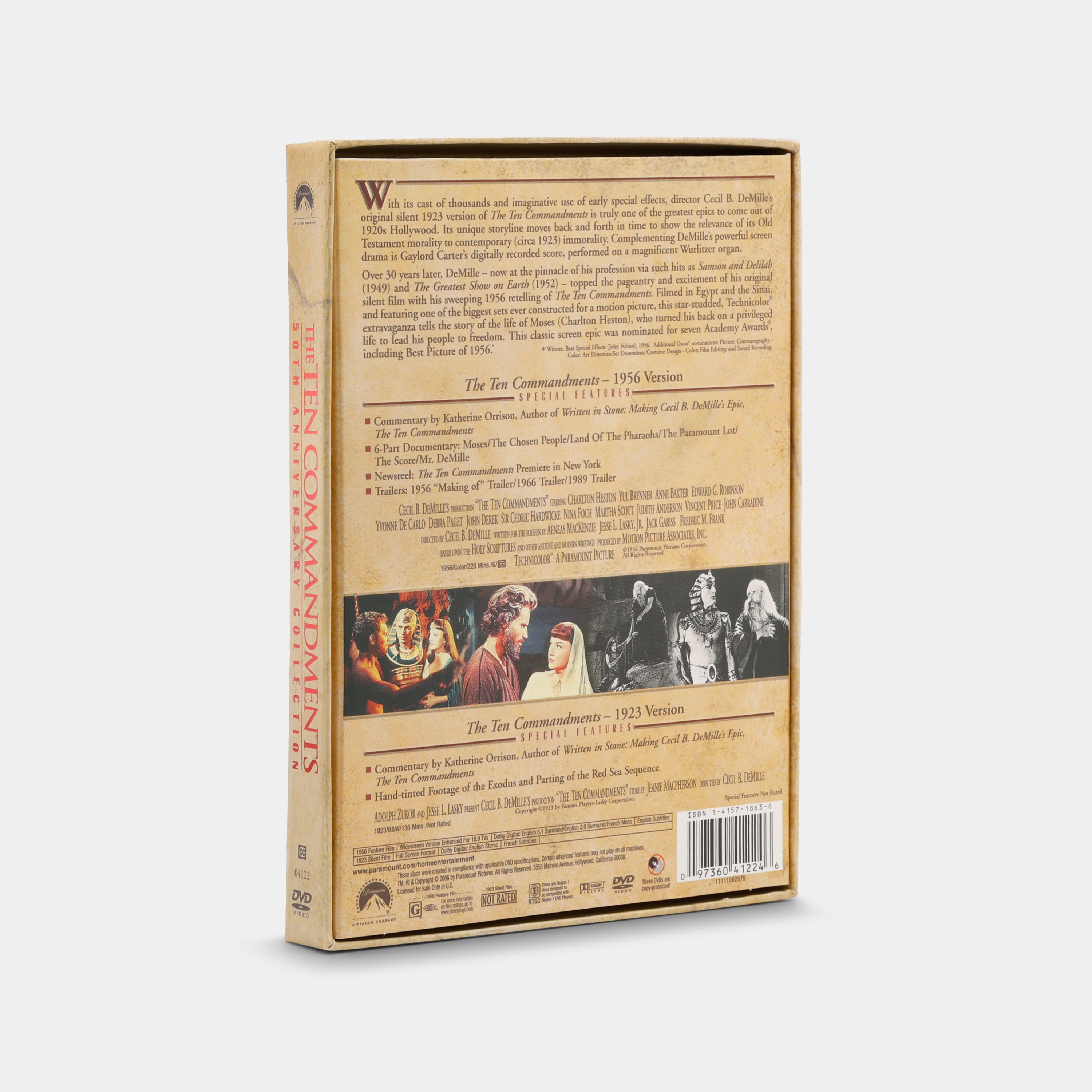 The Ten Commandments (50th Anniversary Collector's Edition) 3-Disc DVD Box Set