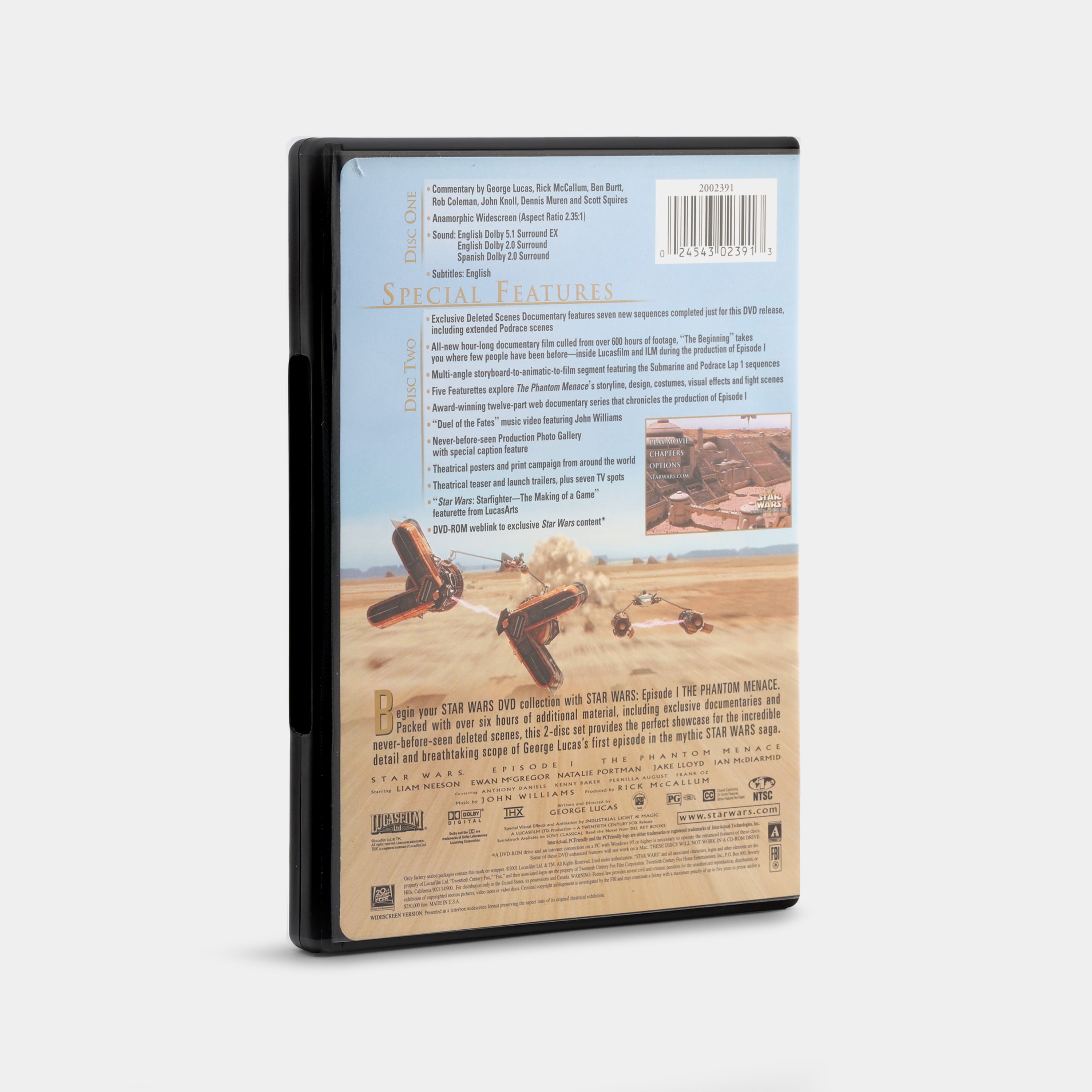 Star Wars: Episode I – The Phantom Menace DVD