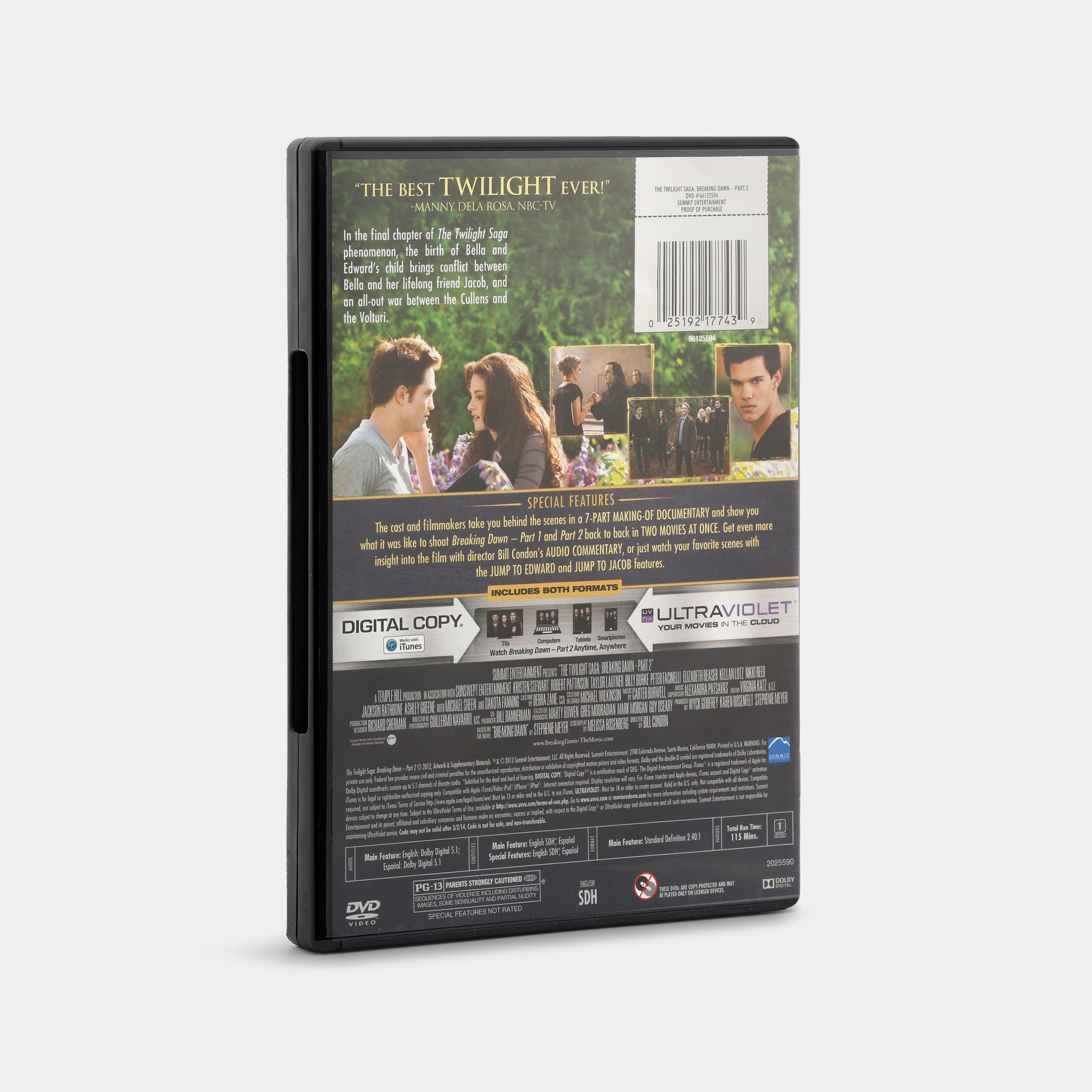 The Twilight Saga: Breaking Dawn – Part 2 DVD