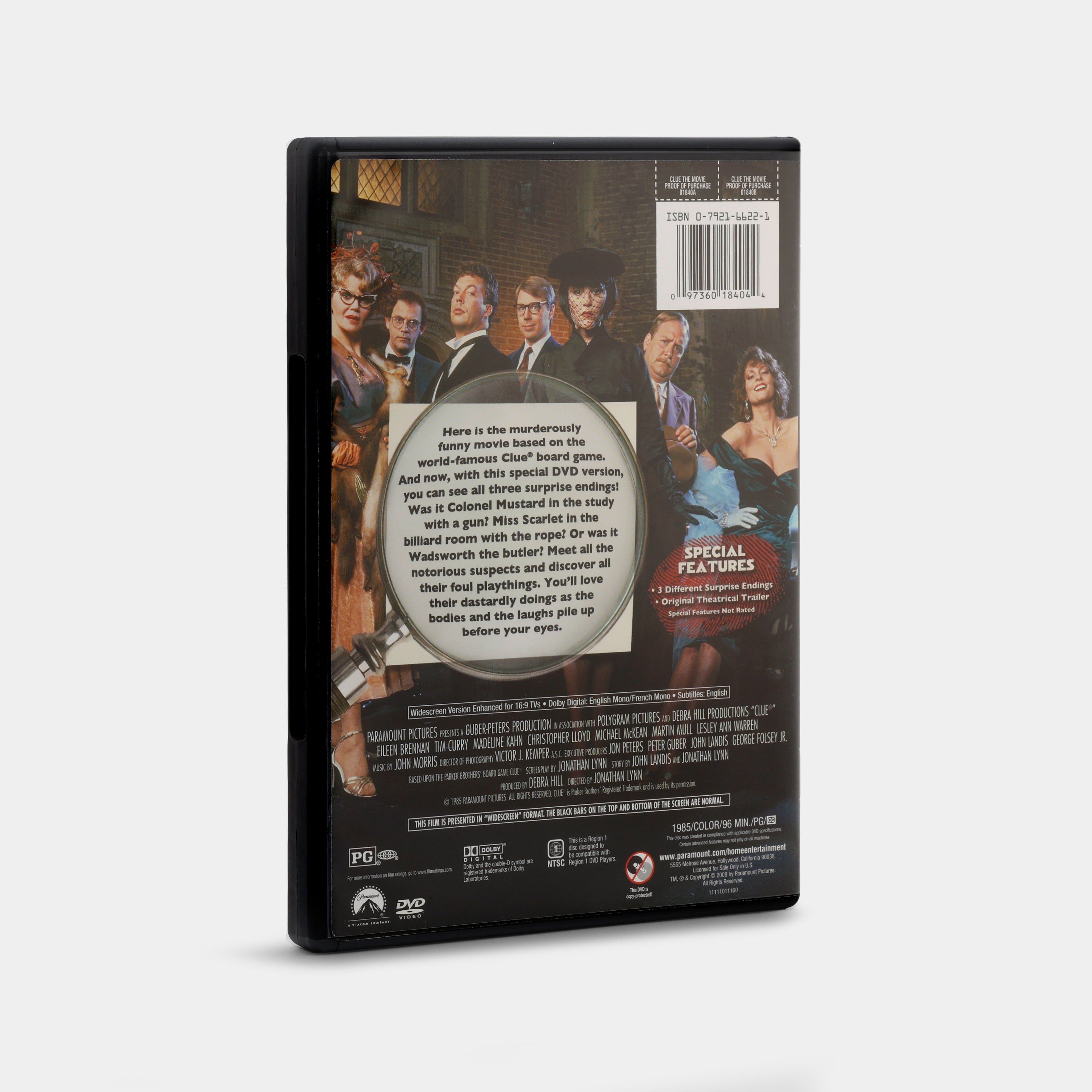 Clue The Movie DVD