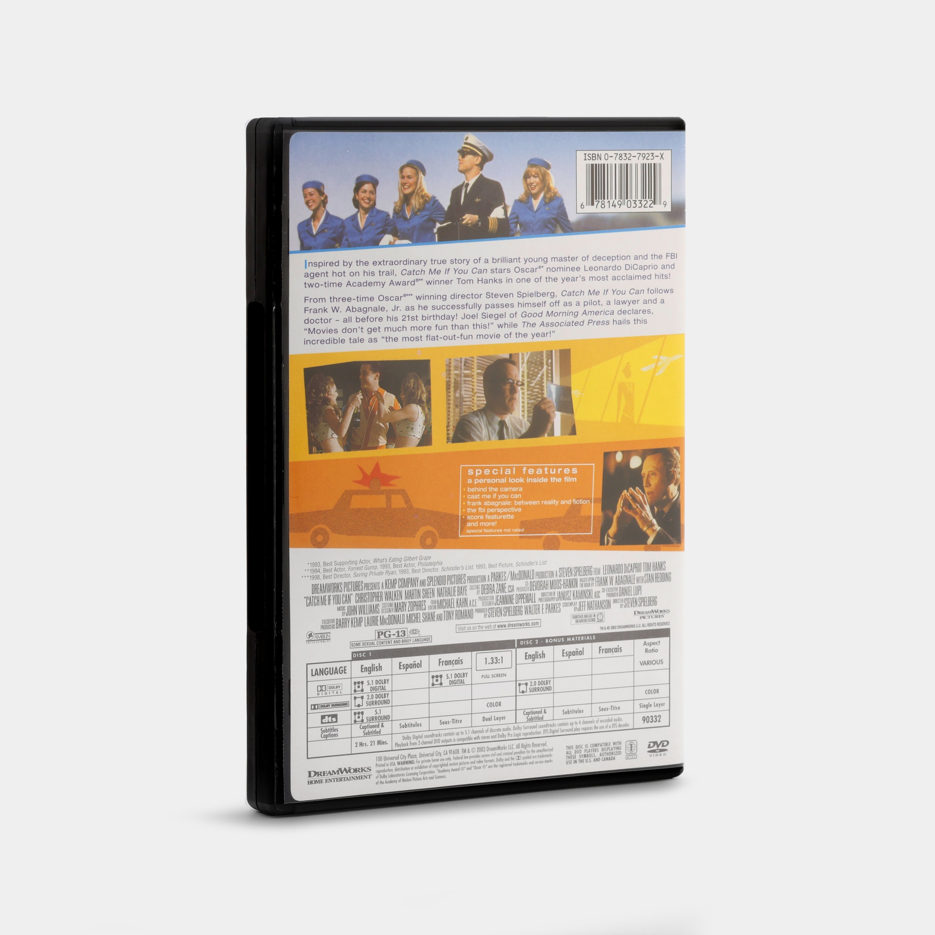 Catch Me If You Can DVD