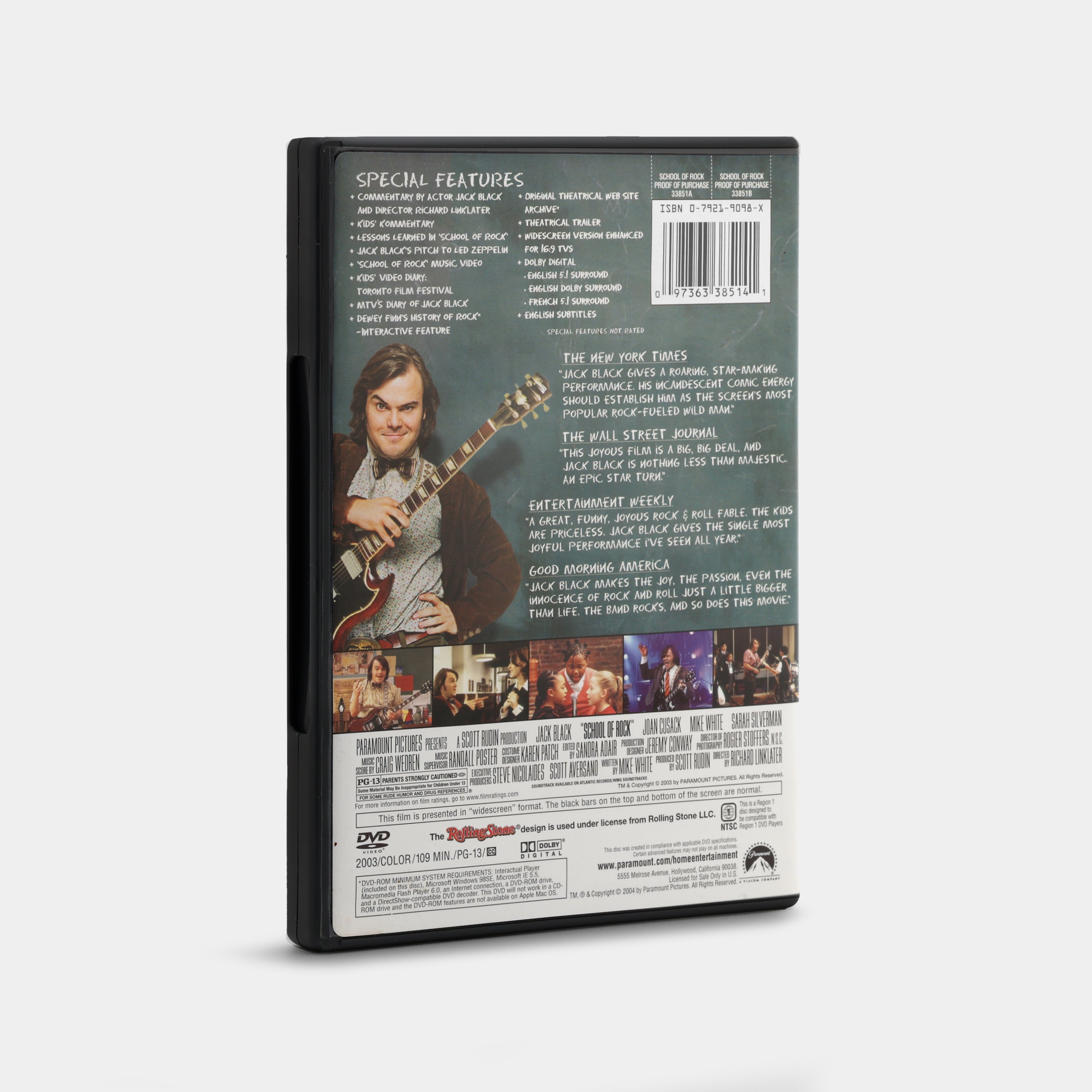 School of Rock (Widescreen Special Collector's Edition) DVD