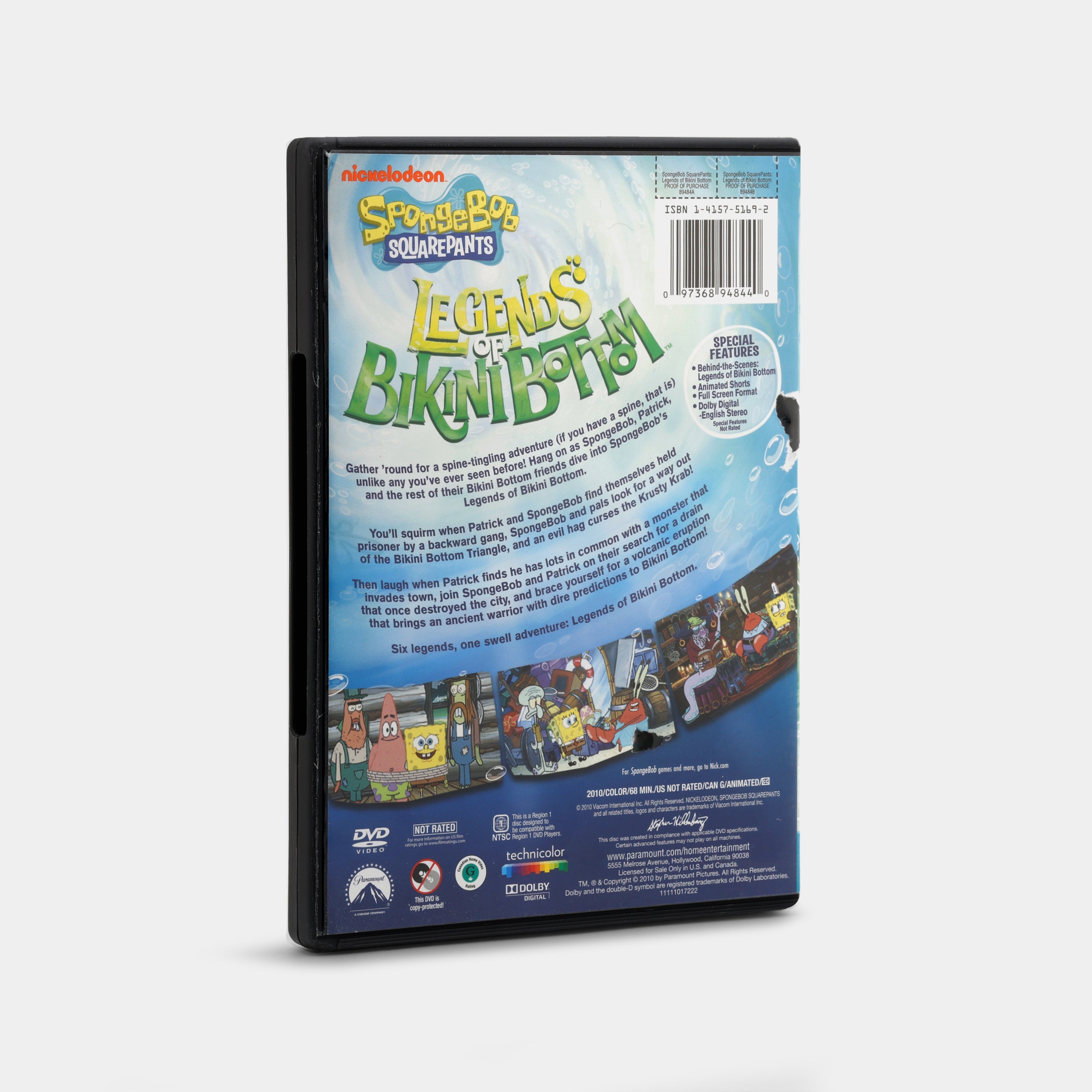 SpongeBob SquarePants: Legends of Bikini Bottom DVD