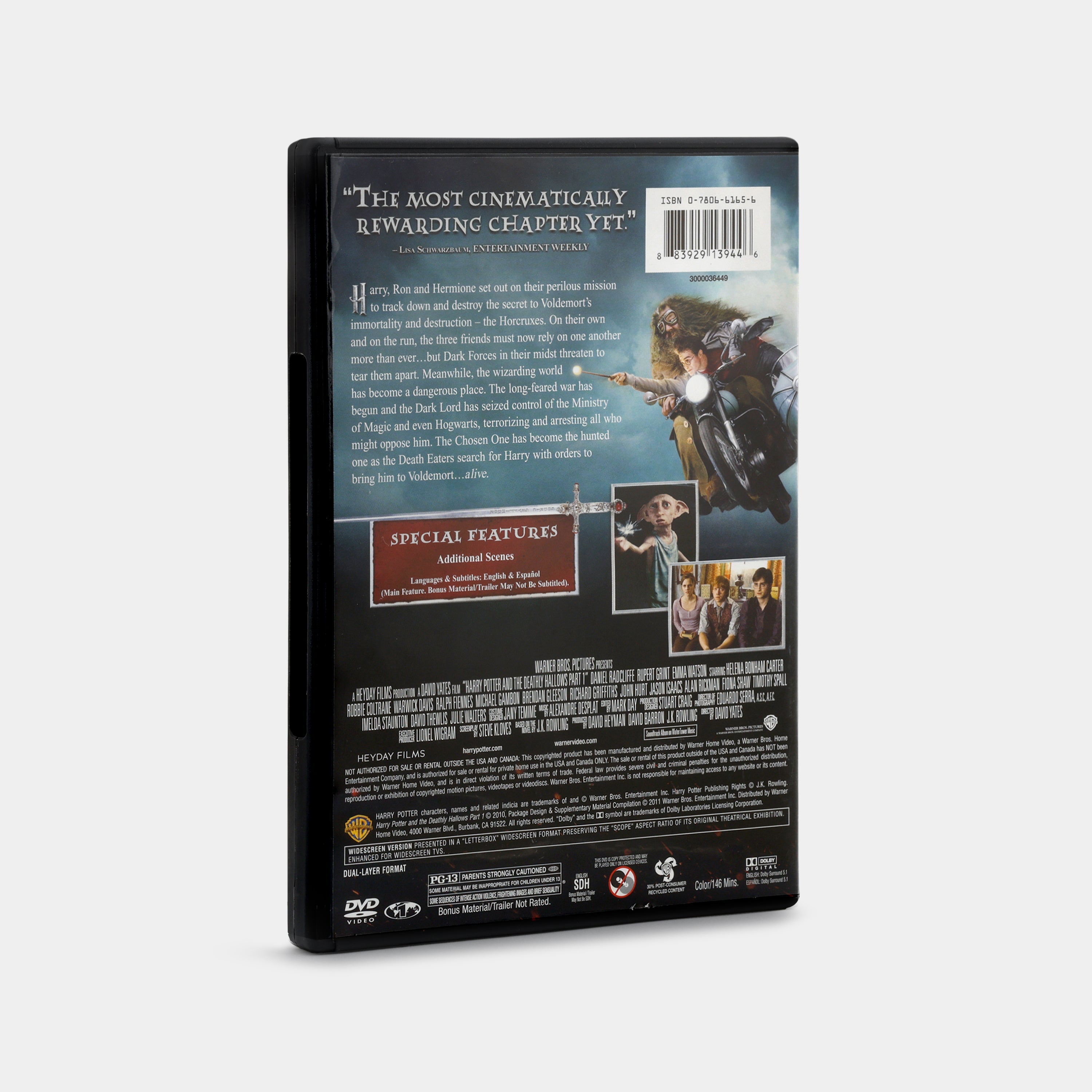 Harry Potter and the Deathly Hallows: Part 1 DVD